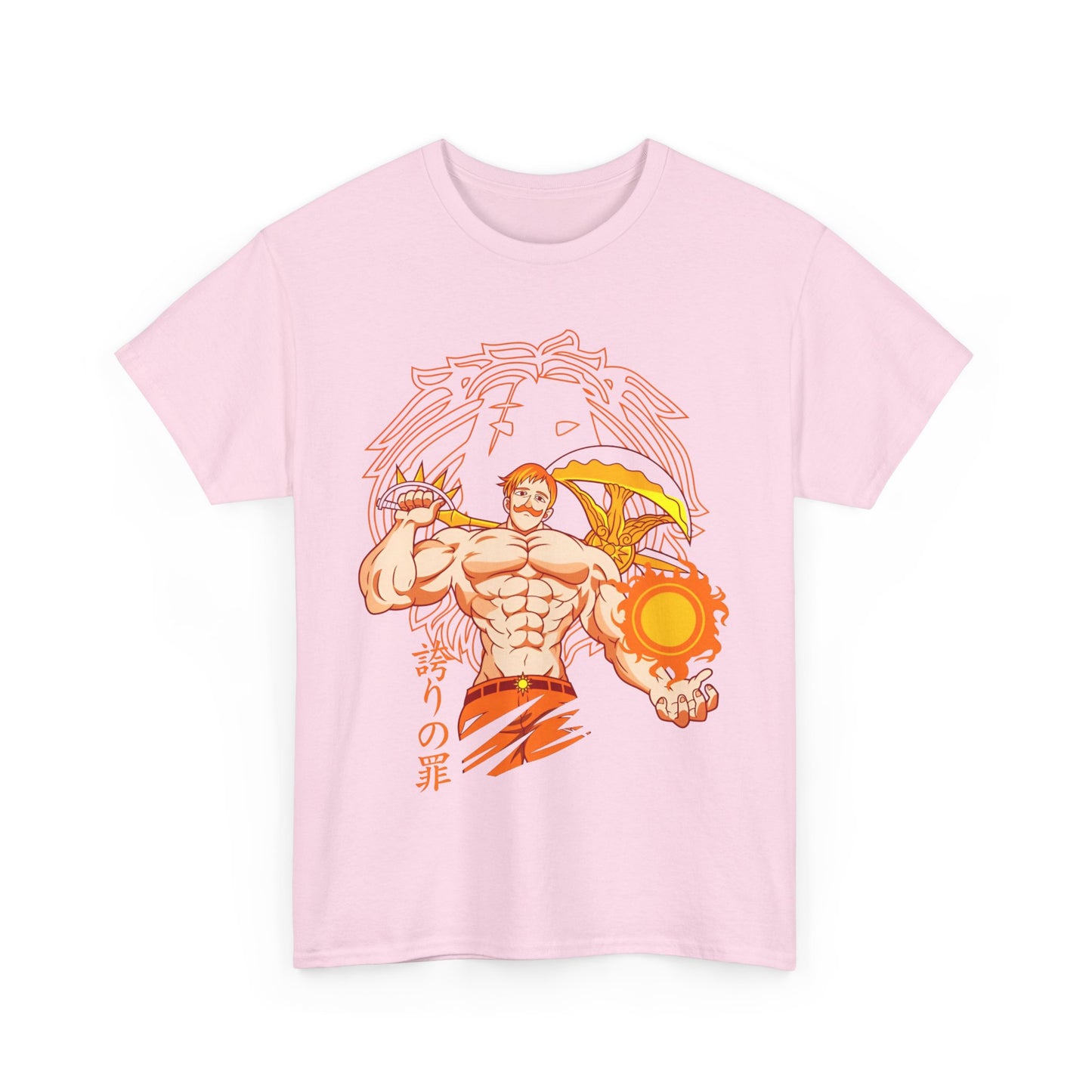 Escanor Seven Deadly Sins T-Shirt – 100% Cotton Anime Tee for Lion’s Sin of Pride Fans