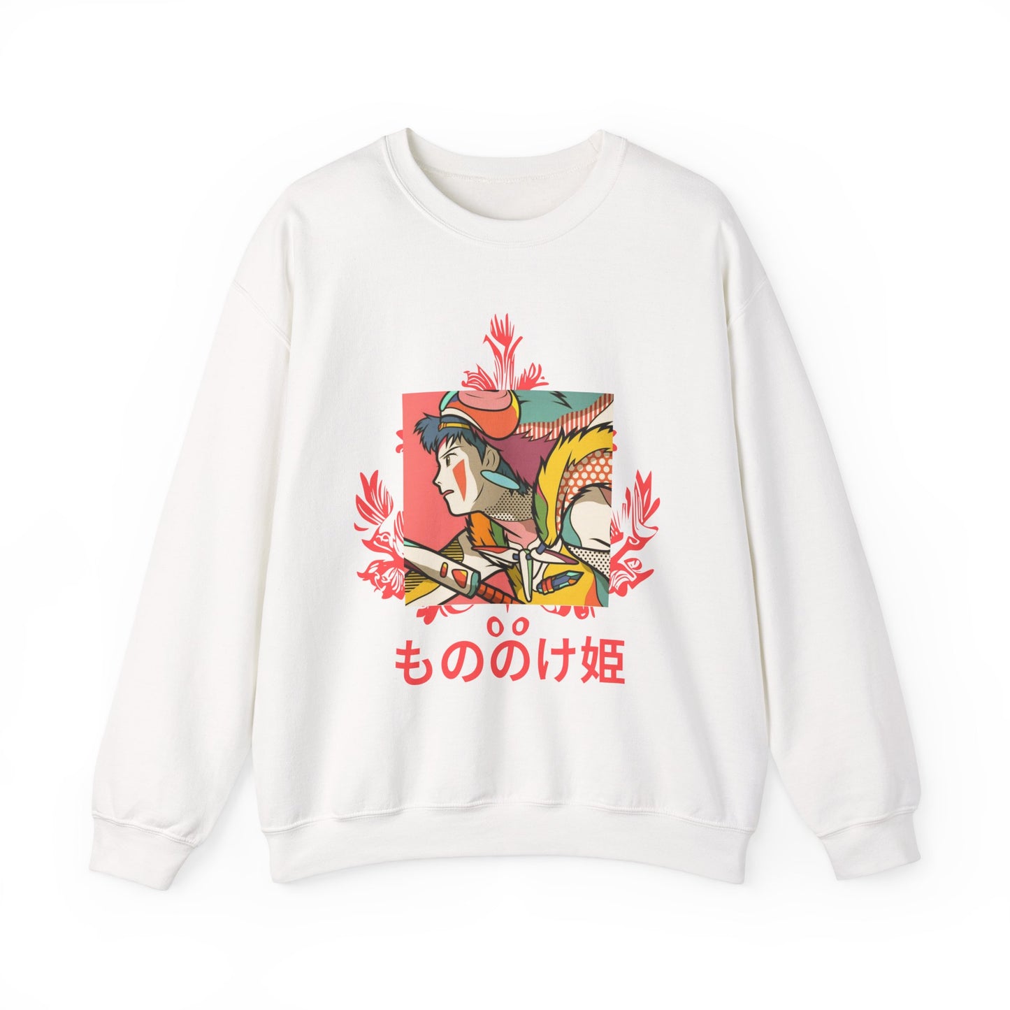 Princess Mononoke Studio Ghibli Sweatshirt – 100% Cotton Anime Pullover for True Ghibli Fans