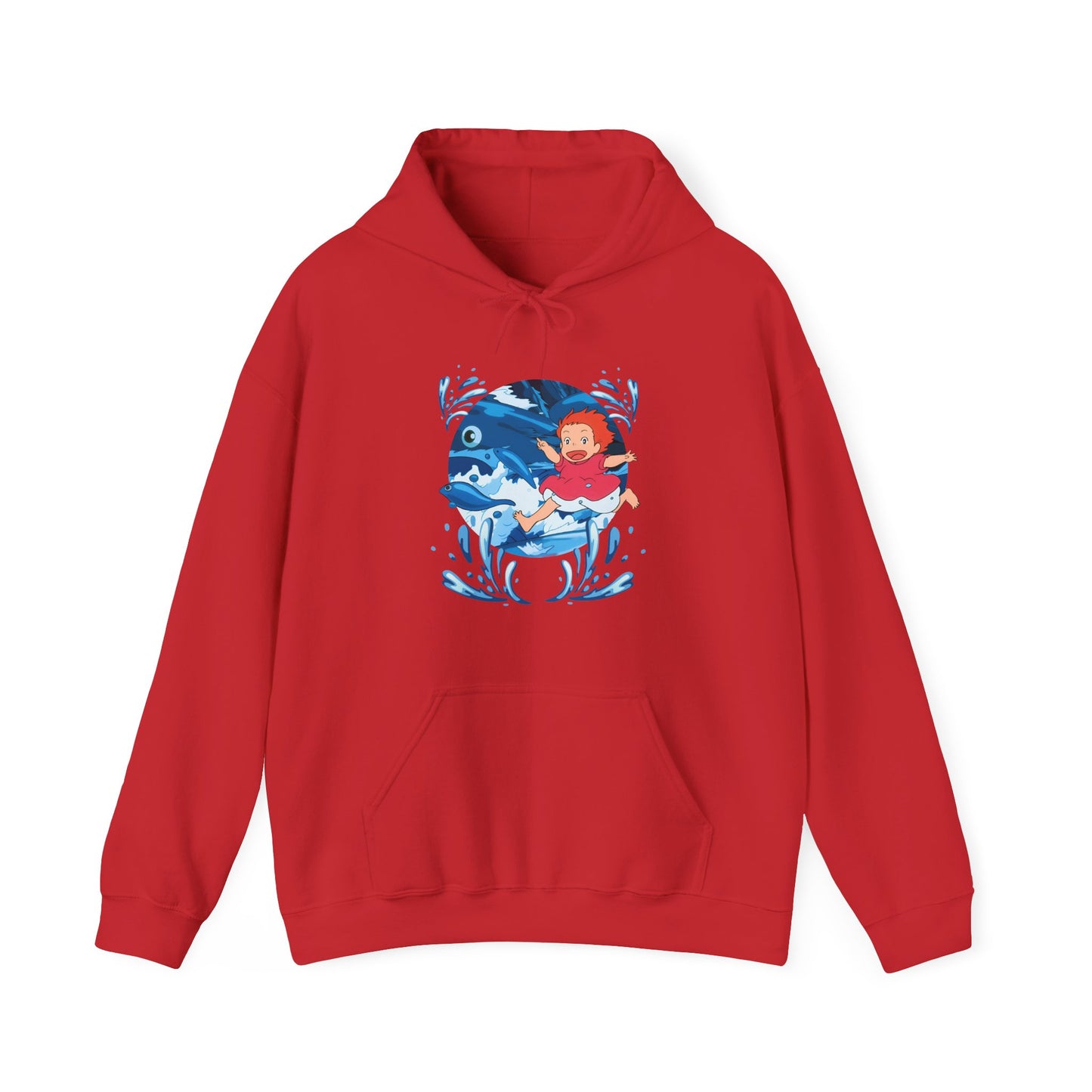 Ponyo Studio Ghibli Hoodie – 100% Cotton Anime Sweatshirt for Ghibli Fans