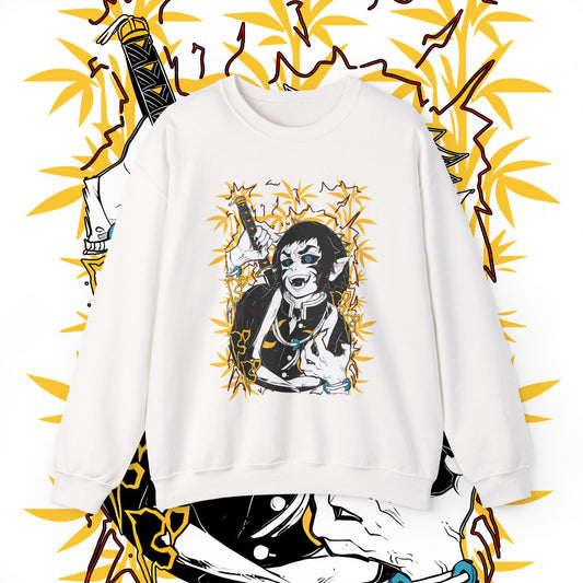 Kaigaku Demon Slayer Art Thunder Style Sweatshirt
