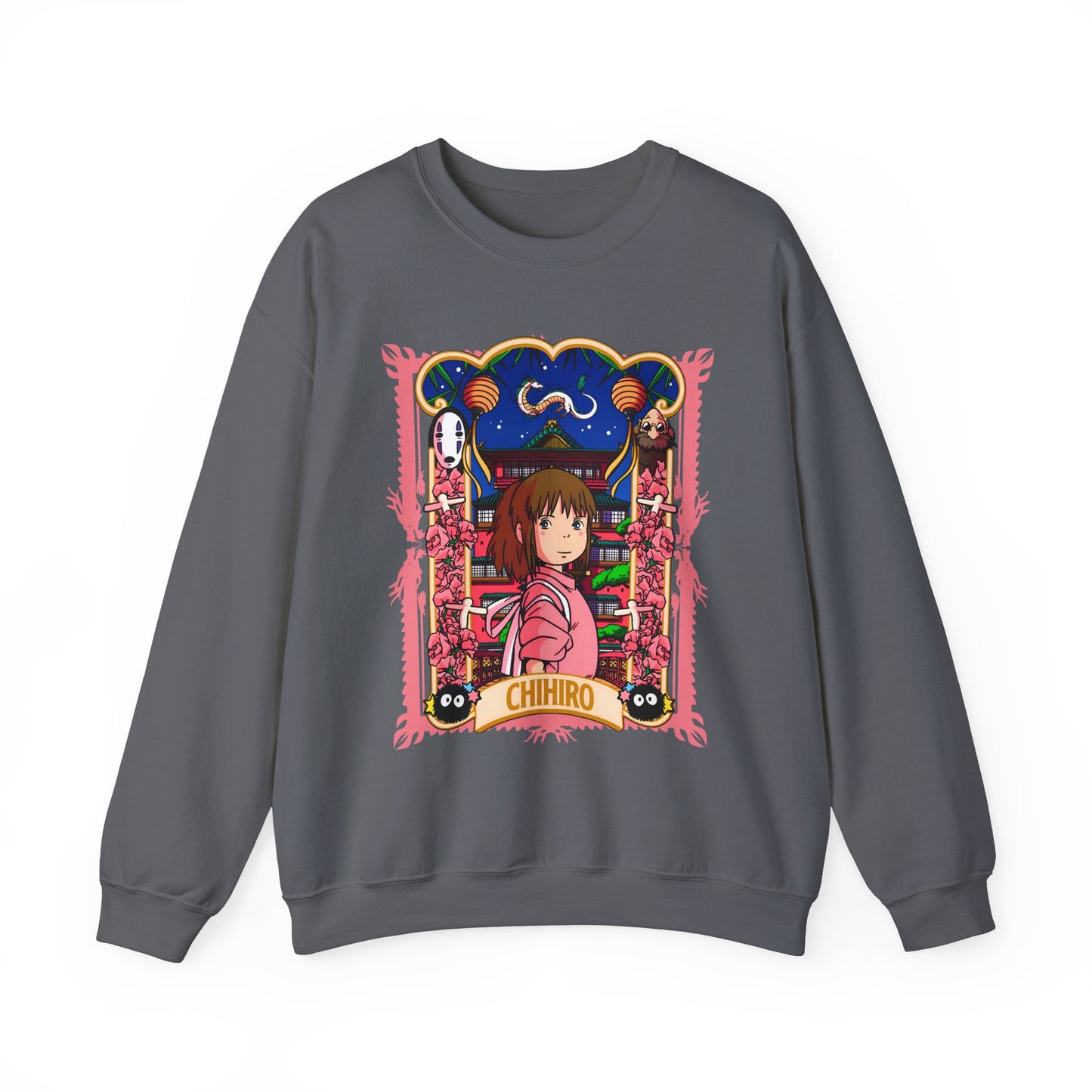 Spirited Away Chihiro Sweatshirt – 100% Cotton Studio Ghibli Pullover for Anime Fans