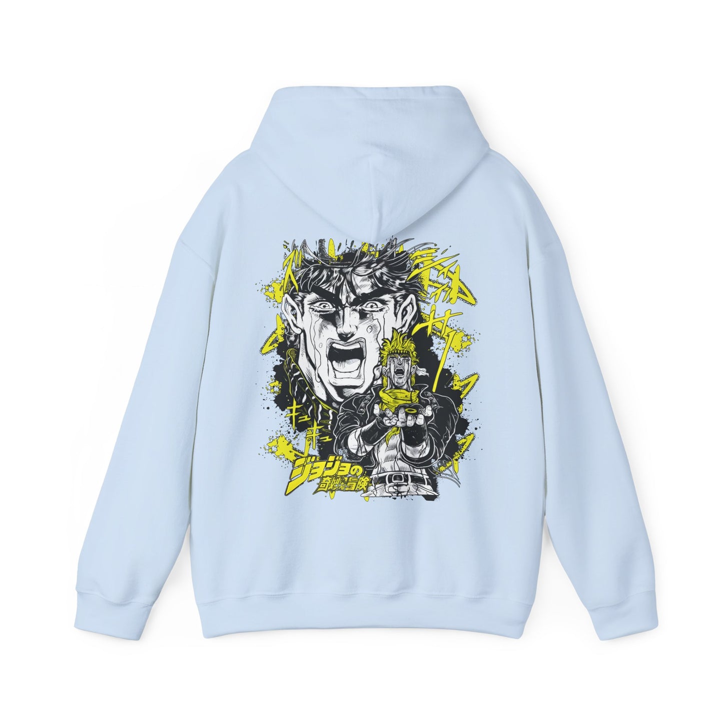 Joestar Back Print Hoodie – 100% Cotton JoJo’s Bizarre Adventure Anime Streetwear