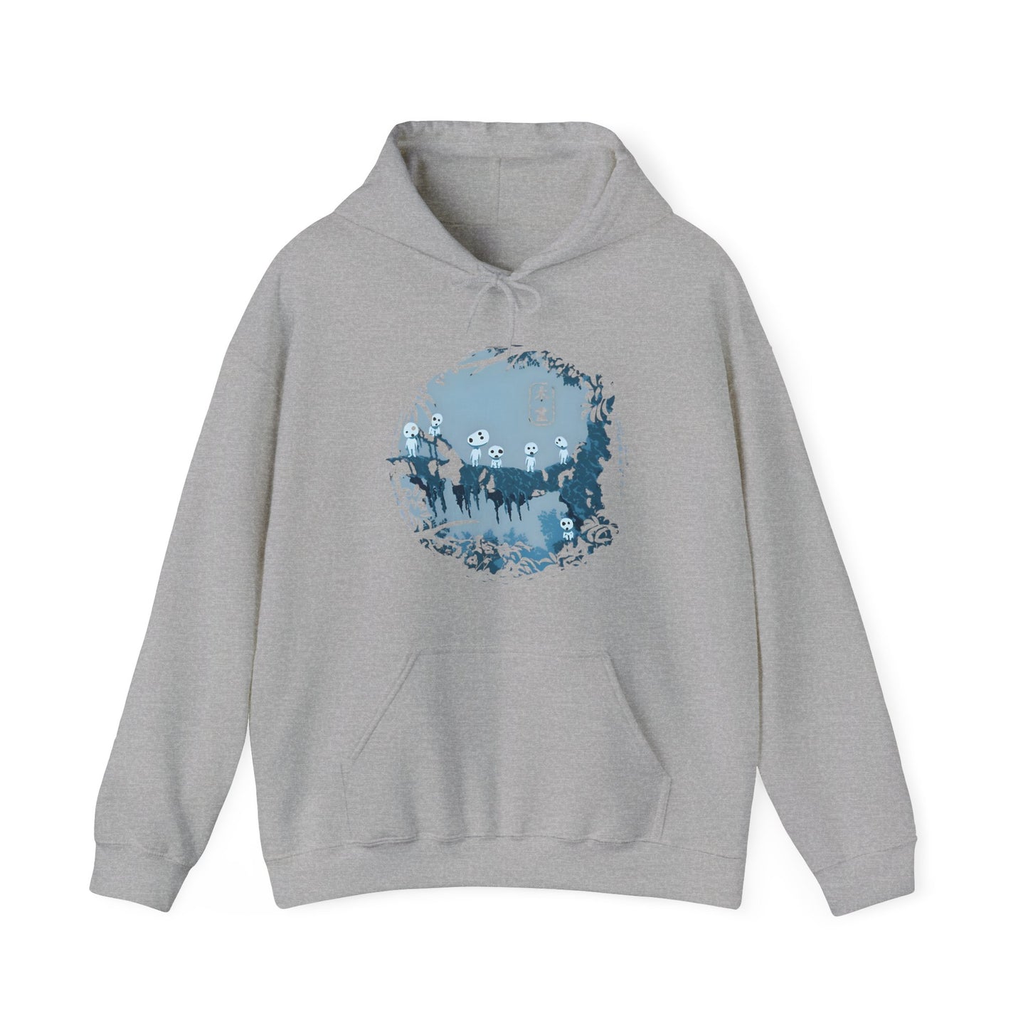 Kodama Tree Forest Hoodie – 100% Cotton Studio Ghibli Hoodie Inspired by Princess Mononoke