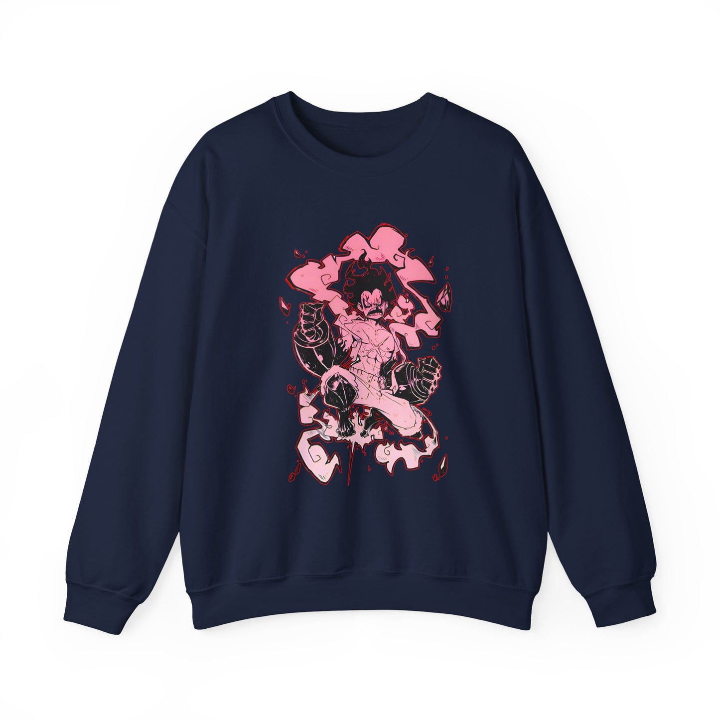 Luffy Gear Fourth Snakeman Sweatshirt – 100% Cotton One Piece Anime Pullover