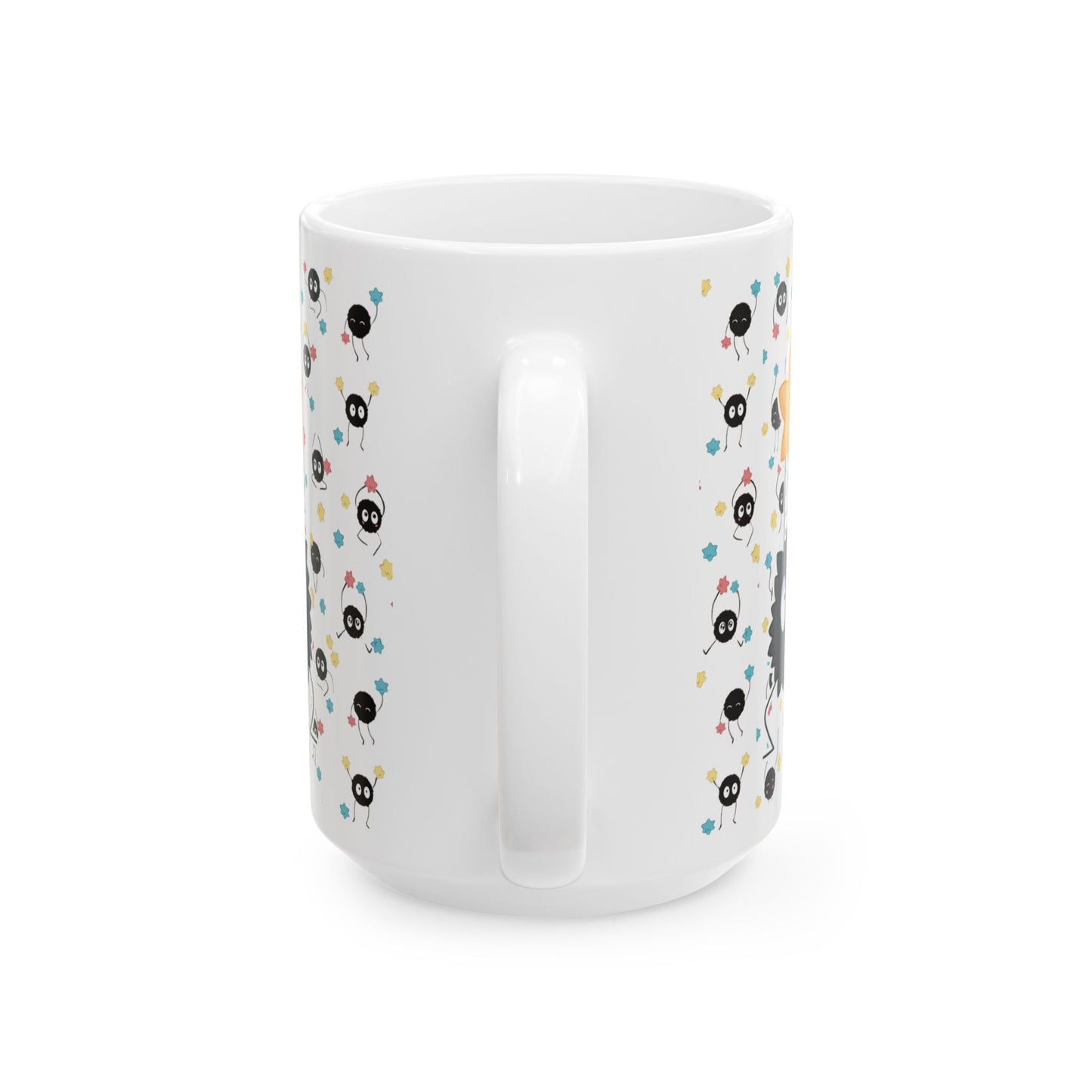 Soot Sprites Mug – Cute Studio Ghibli Coffee Cup – 11oz & 15oz Ceramic Anime Gift