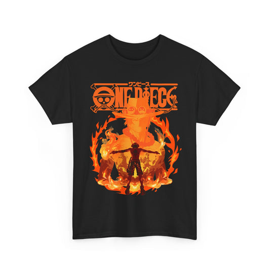 Portgas D. Ace T-Shirt 100% Cotton – One Piece Anime Shirt for Fans