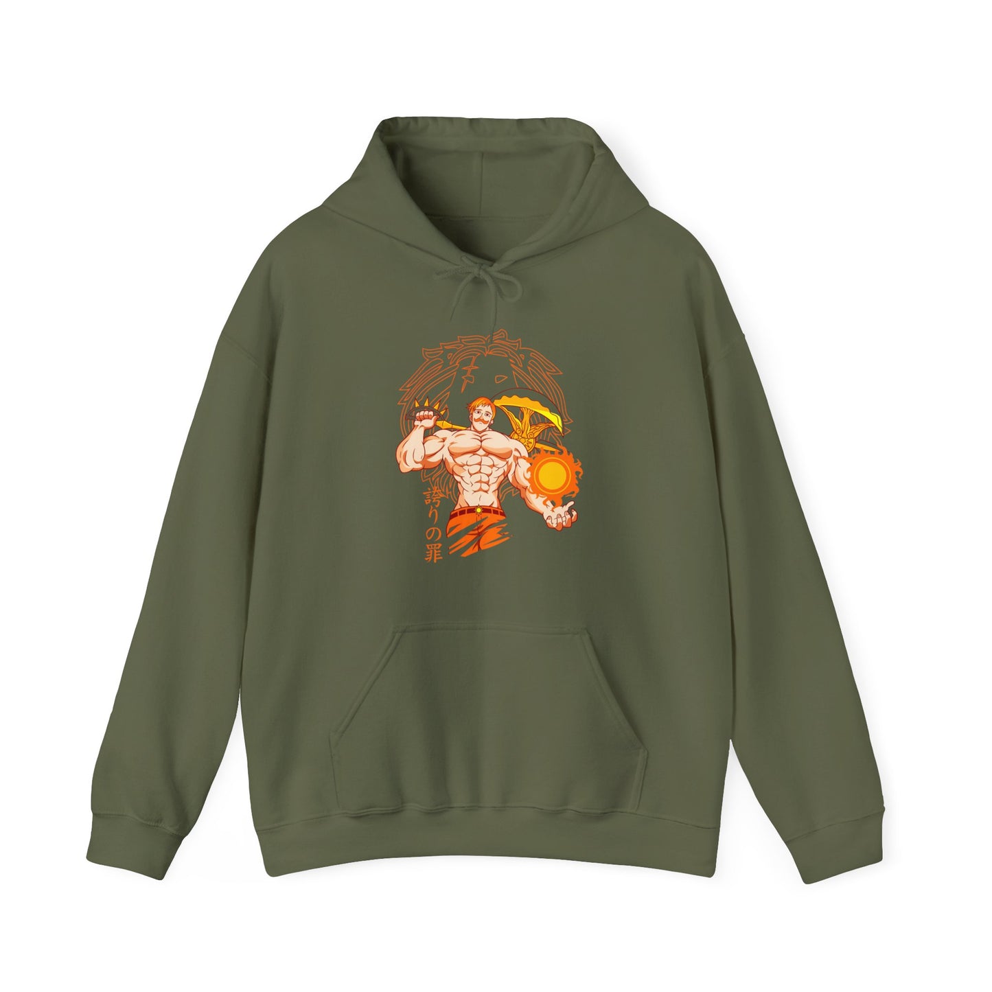 Escanor Seven Deadly Sins Hoodie – 100% Cotton Anime Hoodie for Lion’s Sin of Pride Fans