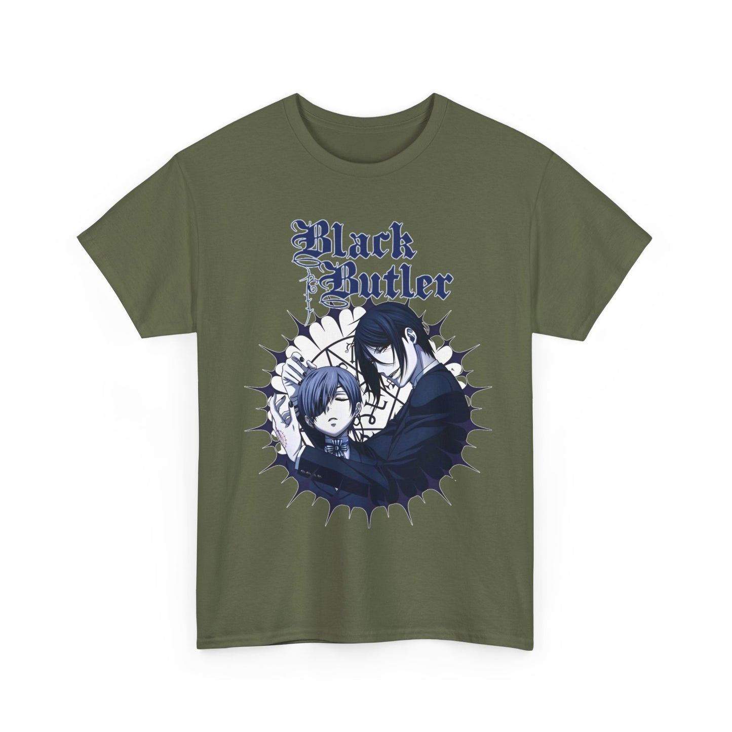 Black Butler T-Shirt – 100% Cotton Anime Tee Featuring Sebastian Michaelis