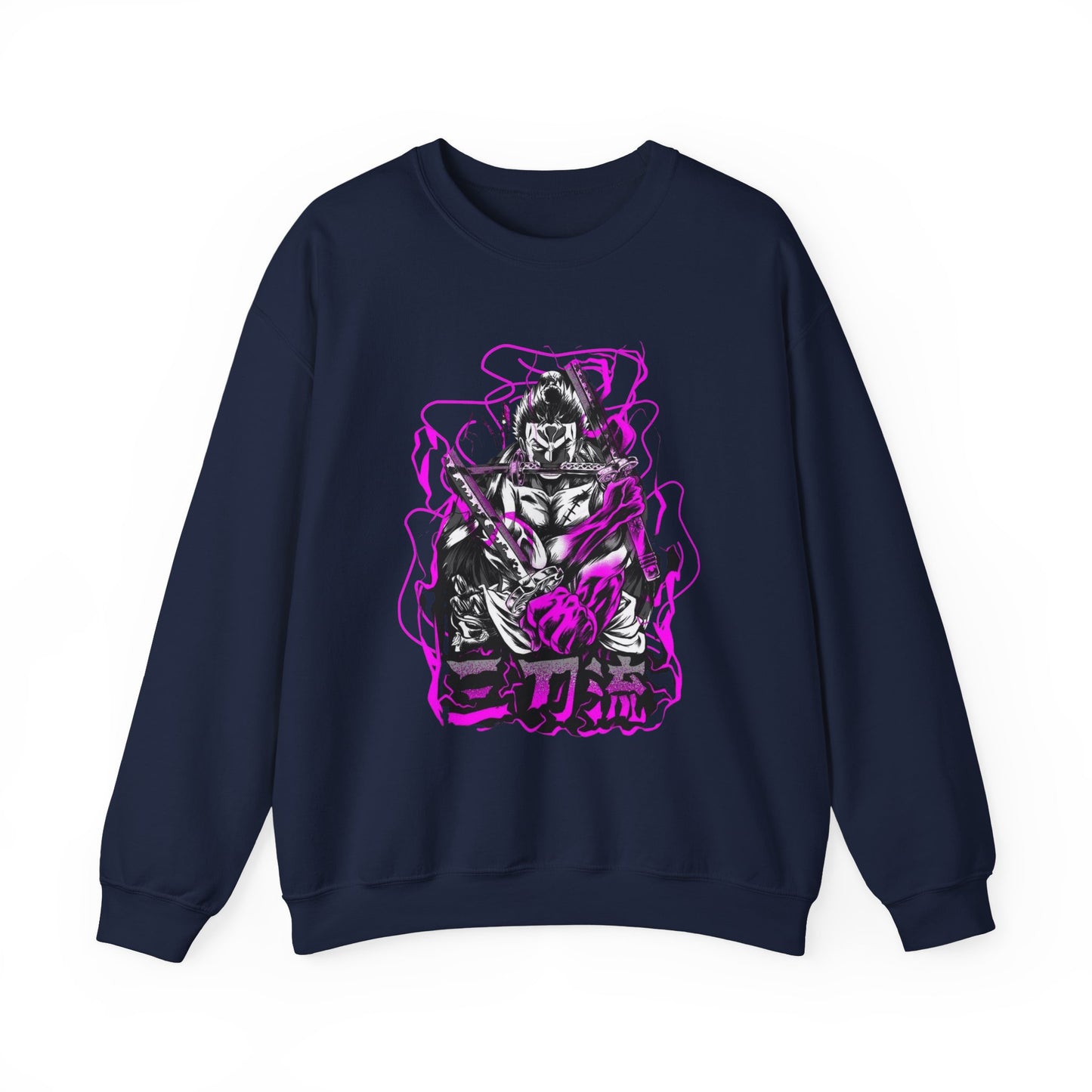 Roronoa Zoro Sweatshirt – 100% Cotton One Piece Anime Pullover for Fans