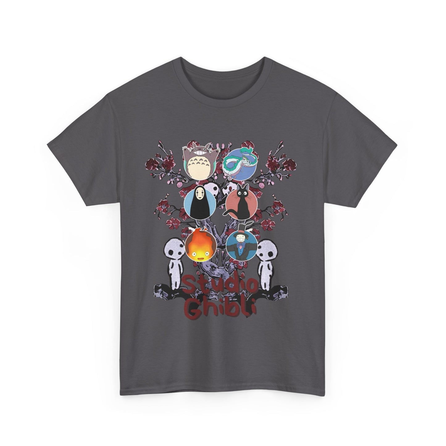 Studio Ghibli T-Shirt 100% Cotton Anime Fan Tee