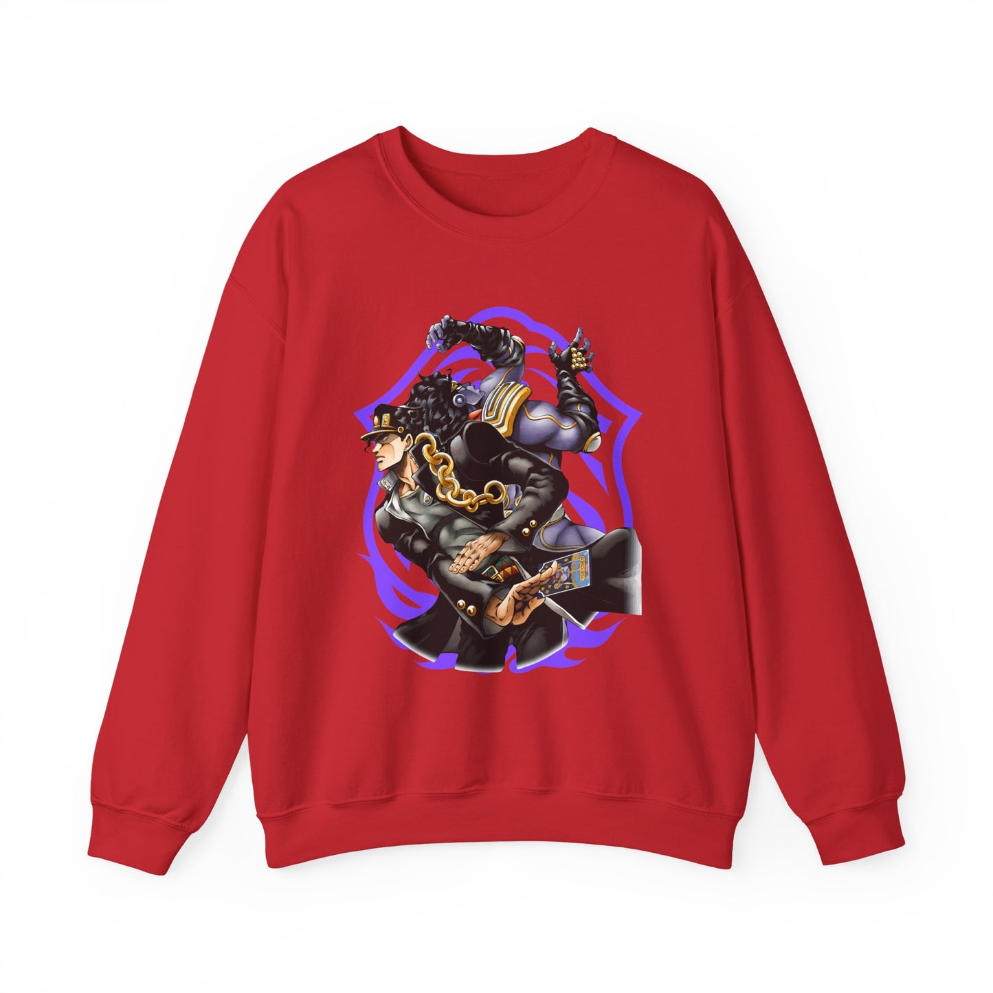 Jotaro Kujo Sweatshirt – 100% Cotton JoJo's Bizarre Adventure Anime Pullover