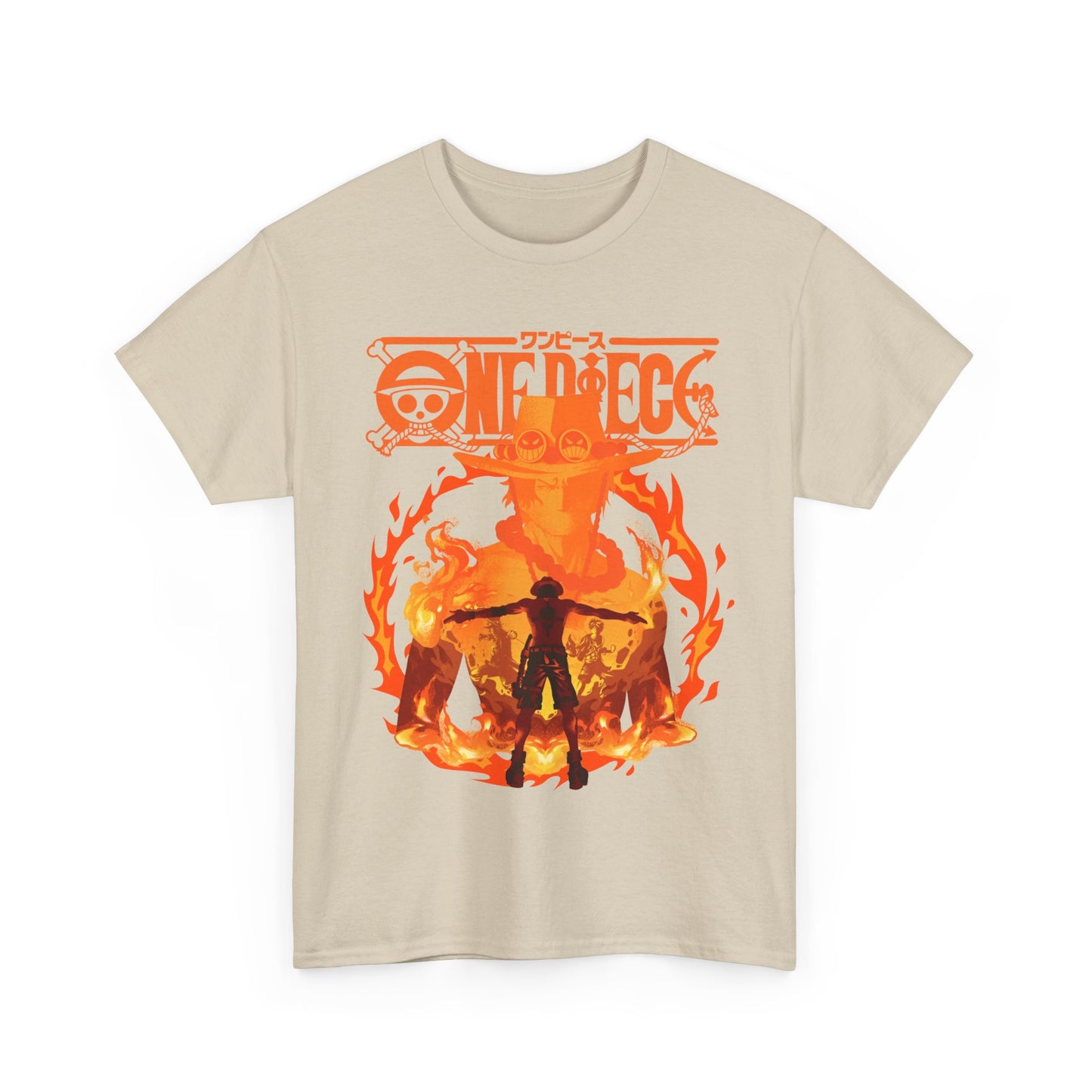 Portgas D. Ace T-Shirt 100% Cotton – One Piece Anime Shirt for Fans