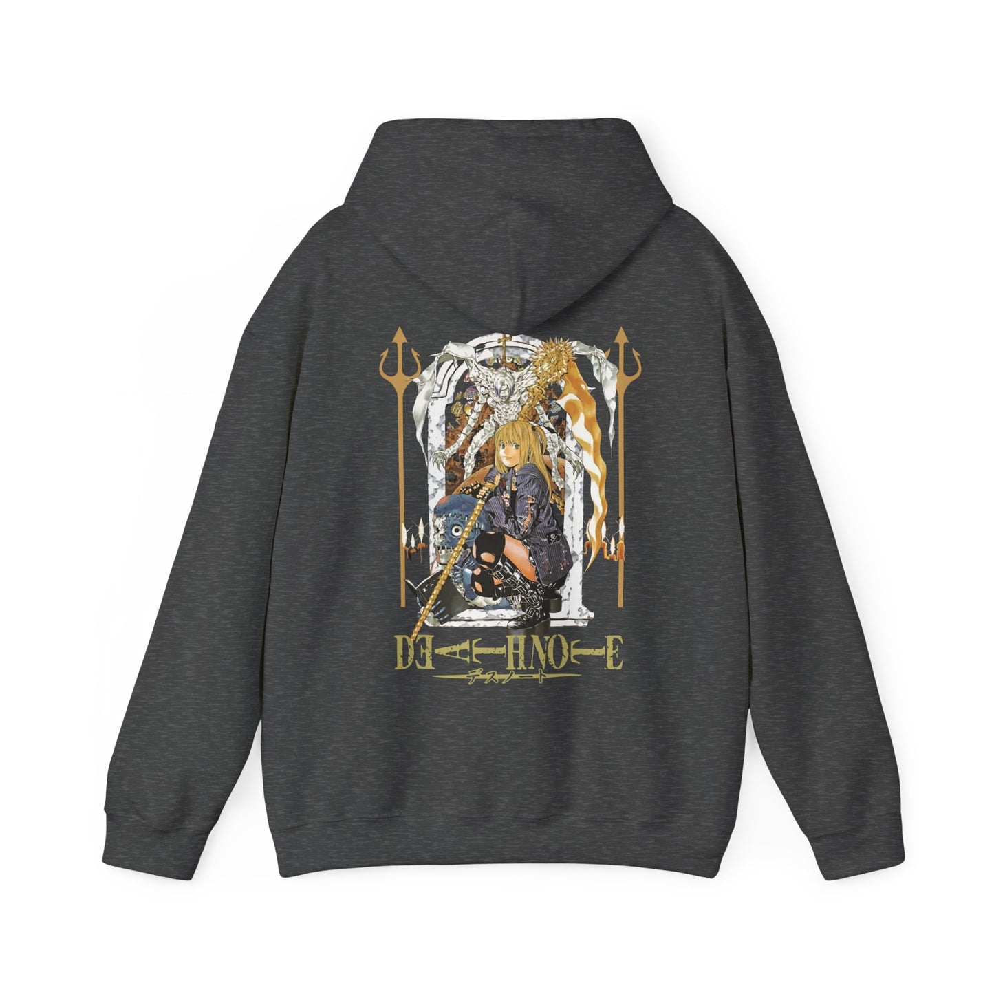 Misa Amane Death Note Back Print Hoodie – 100% Cotton Gothic Anime Streetwear