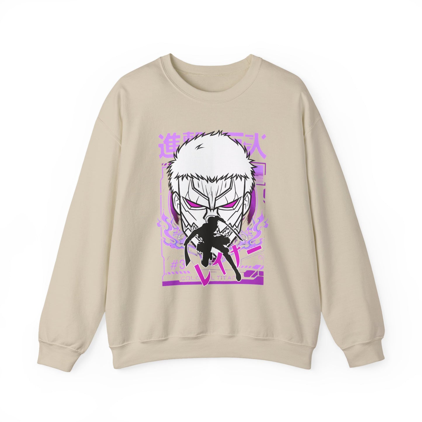 Reiner Braun Sweatshirt – 100% Cotton Attack On Titan Anime Pullover for AOT Fans