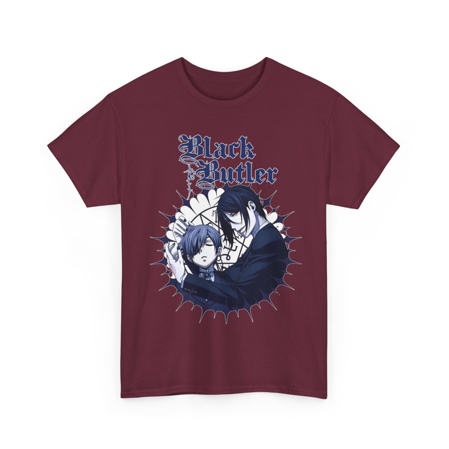 Black Butler T-Shirt – 100% Cotton Anime Tee Featuring Sebastian Michaelis