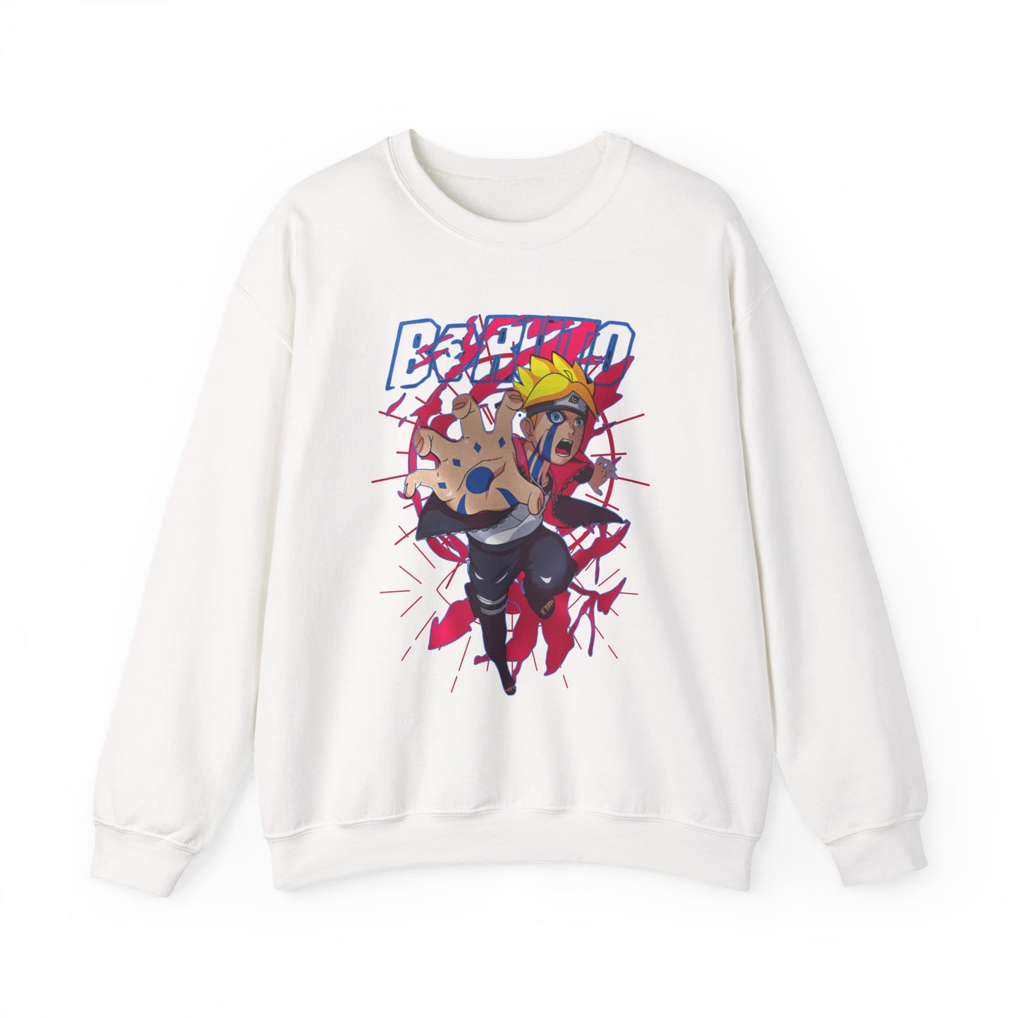 Boruto Naruto Next Generations Sweatshirt – 100% Cotton Anime Pullover for Boruto Fans