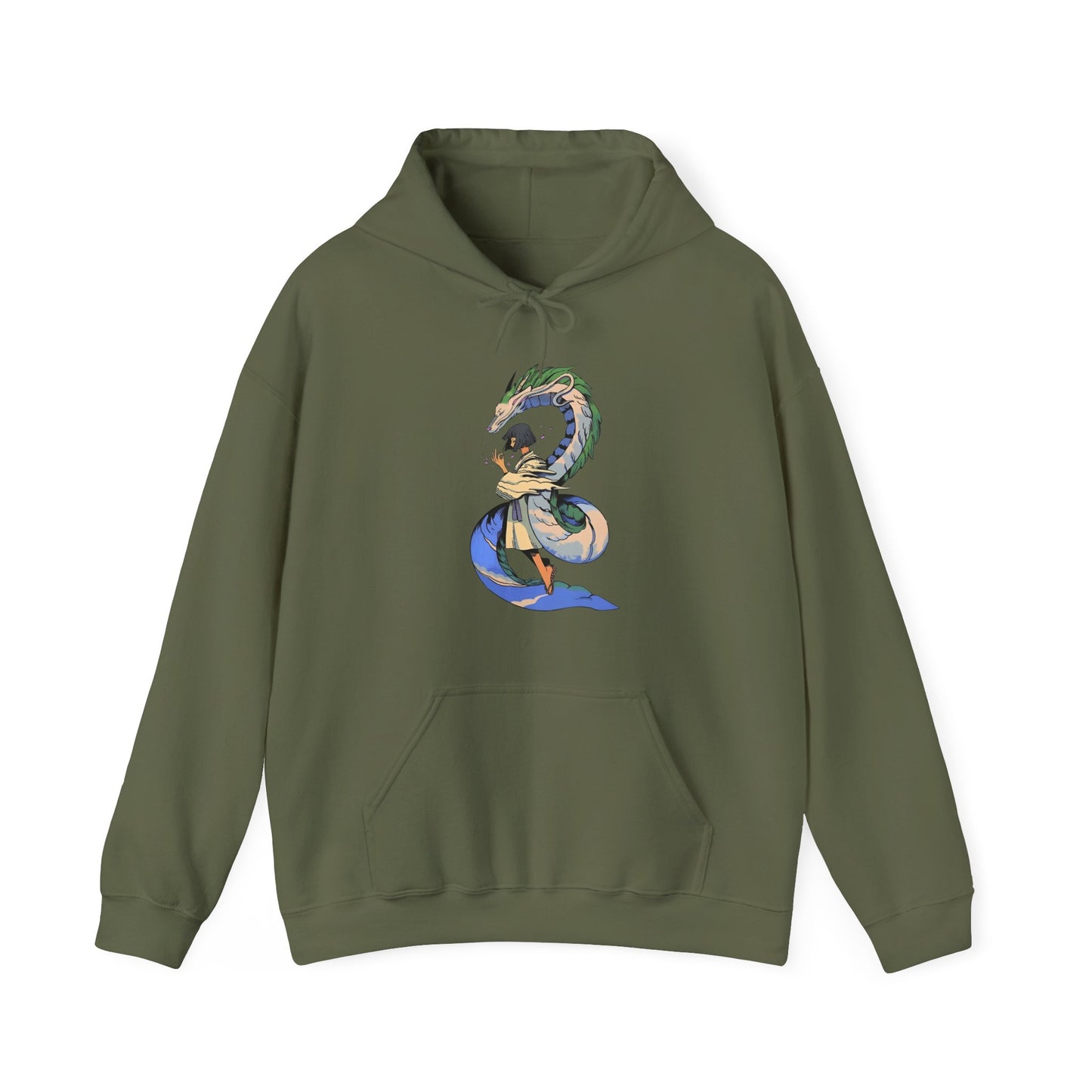 Haku Spirited Away Hoodie – 100% Cotton Studio Ghibli Anime Hoodie for Fans