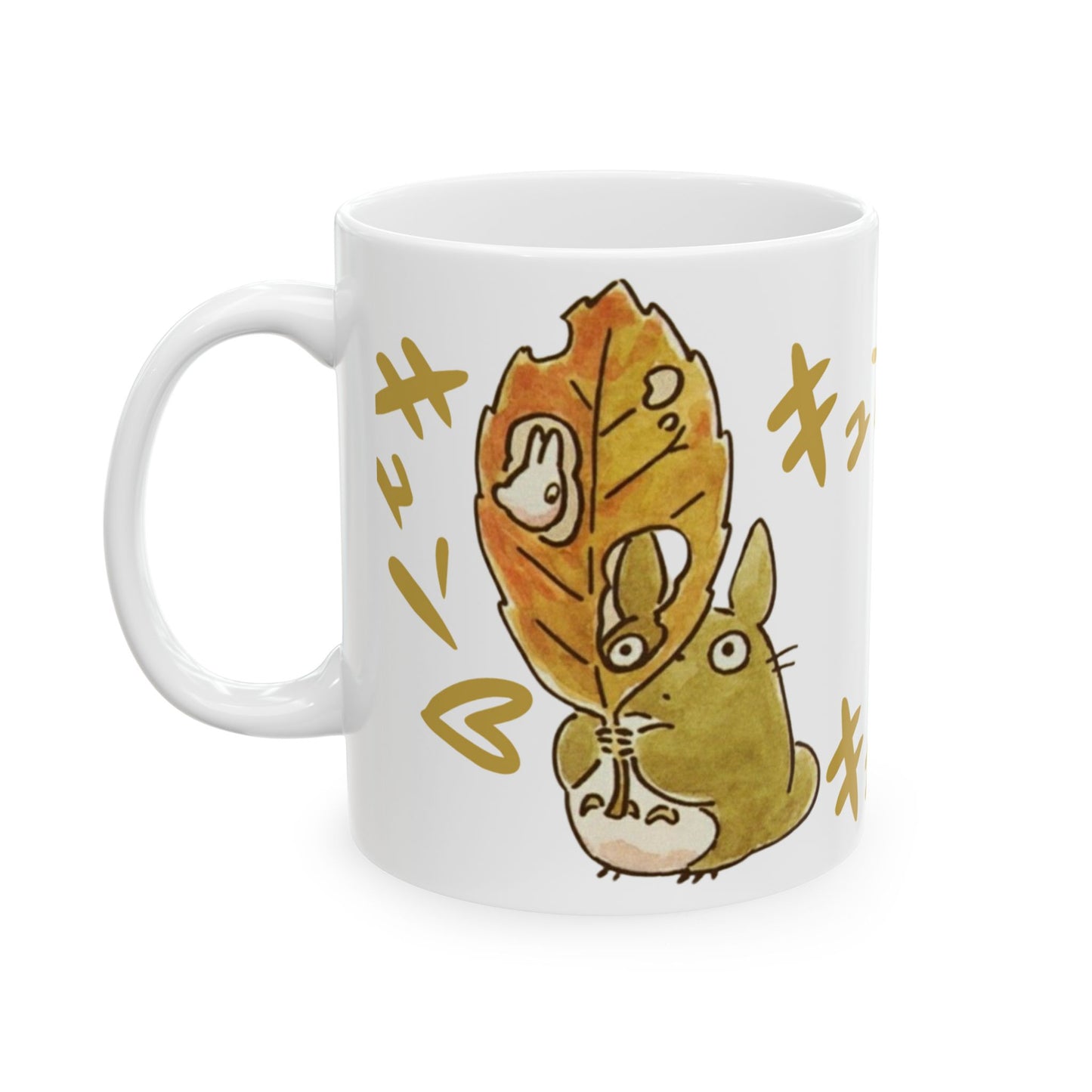 Cute Totoro Mug – Studio Ghibli Coffee Cup 11oz & 15oz – Adorable Anime Gift for Totoro Fans