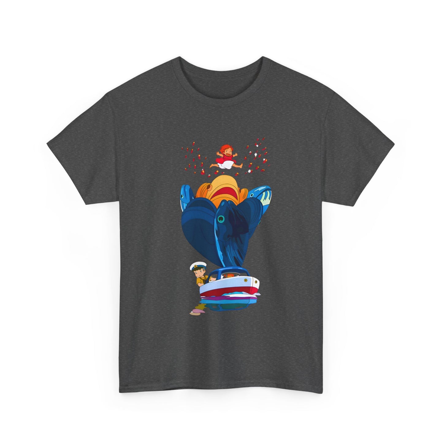 Ponyo and Sosuke Sea Dreams T-Shirt – 100% Cotton Studio Ghibli Inspired Tee