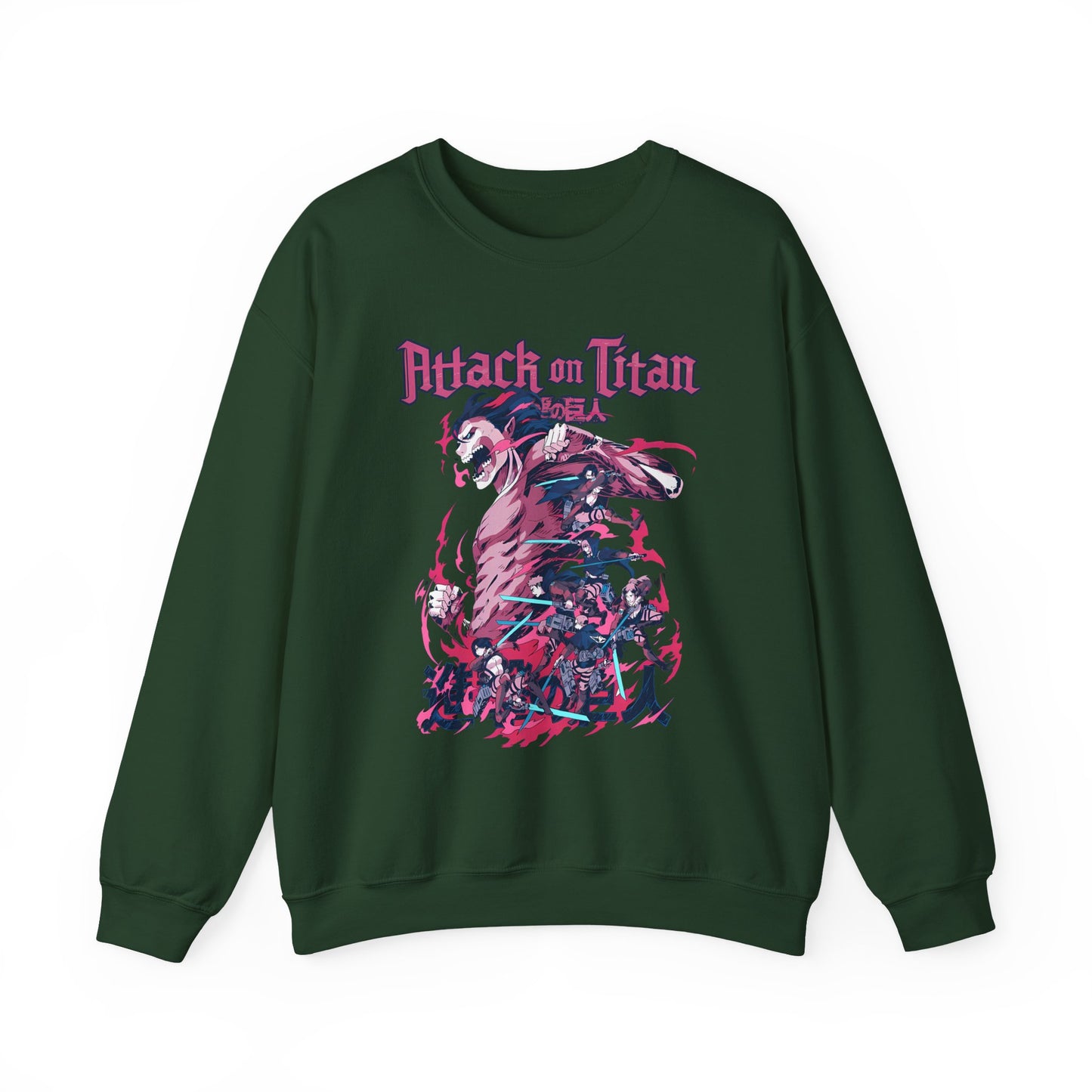 Attack on Titan Sweatshirt – 100% Cotton Pullover for Anime Fans