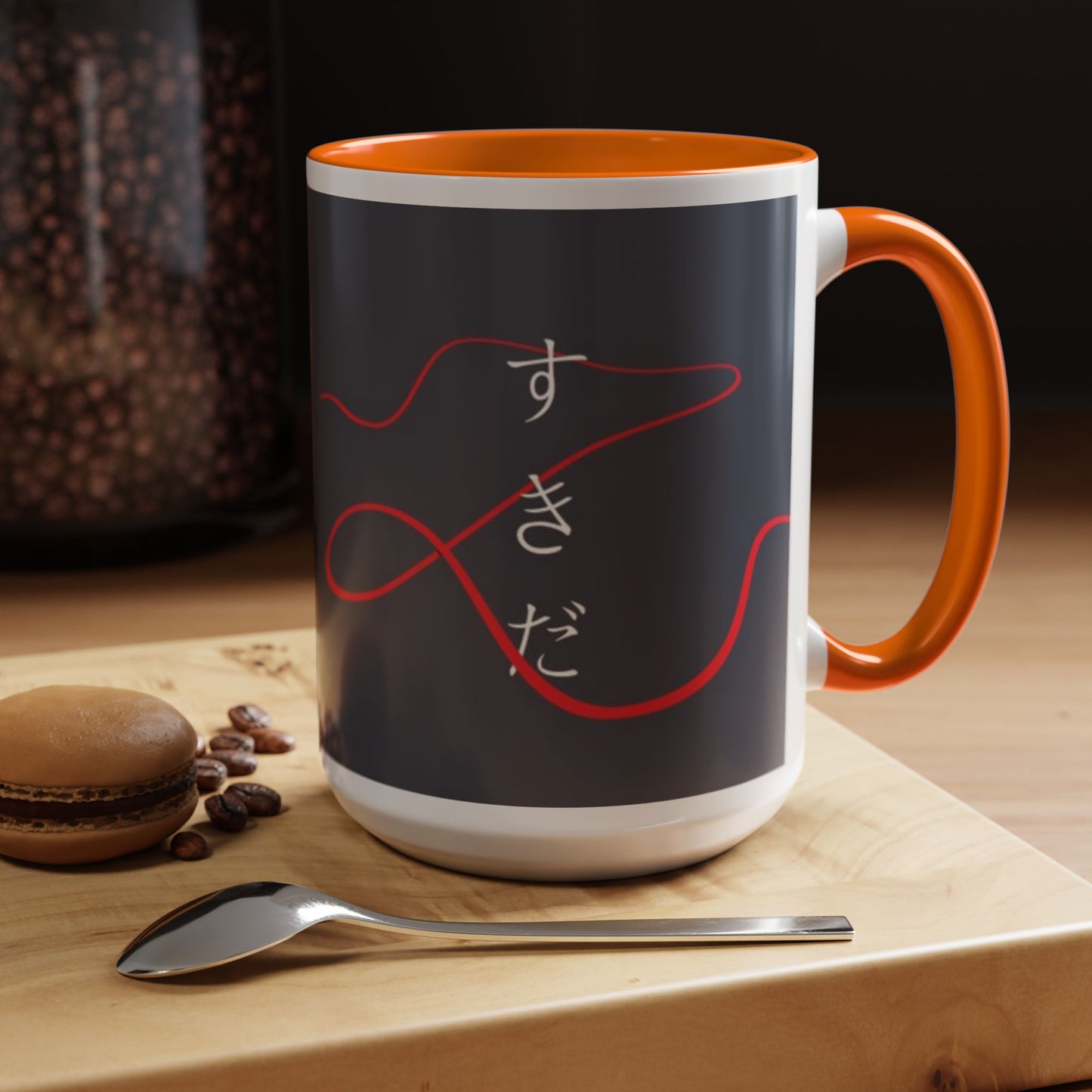 Your Name Accent Mug – Kimi no Na wa Color Handle Cup 11oz & 15oz – Romantic Anime Sky Scene Gift