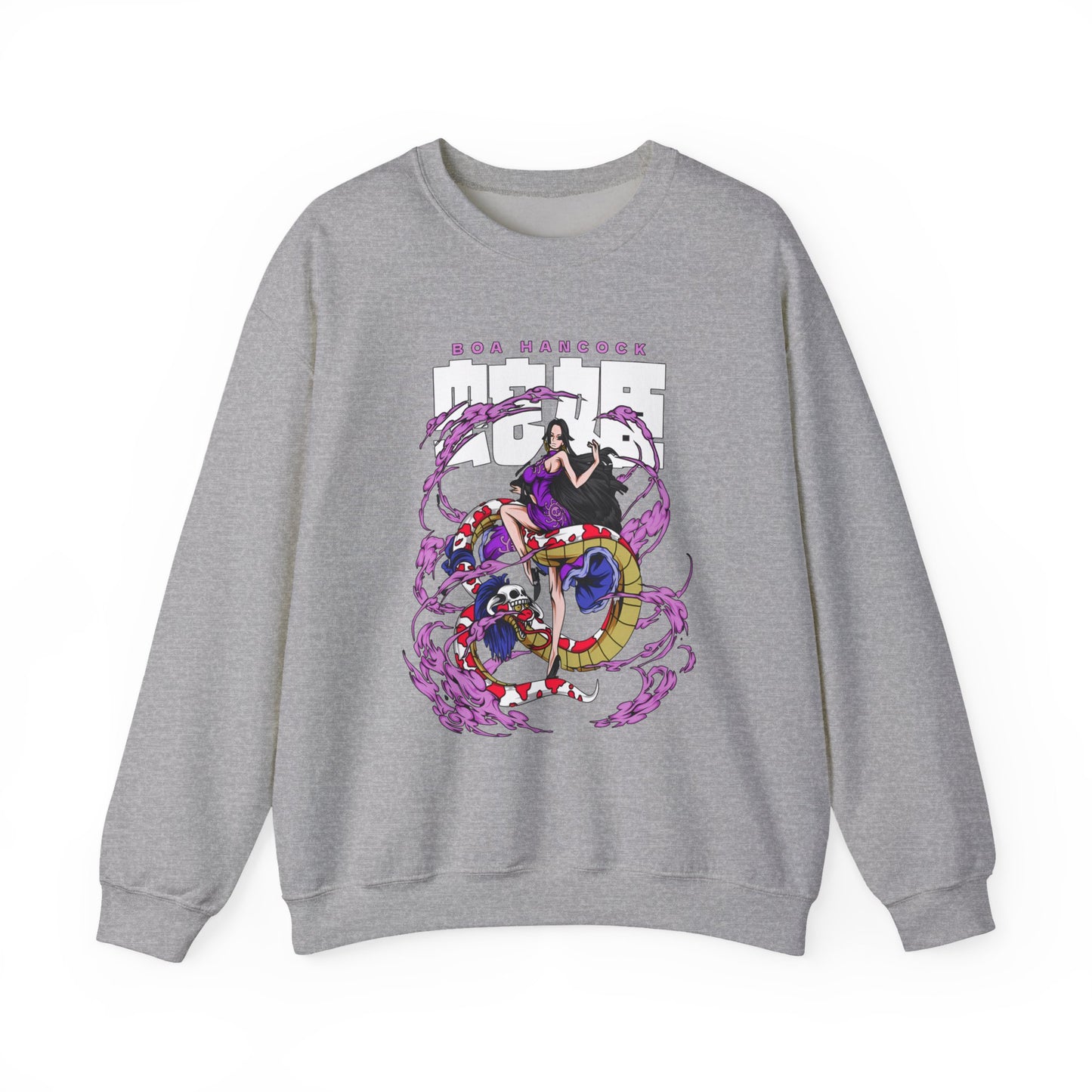 Boa Hancock Sweatshirt – 100% Cotton One Piece Anime Pullover for Fans