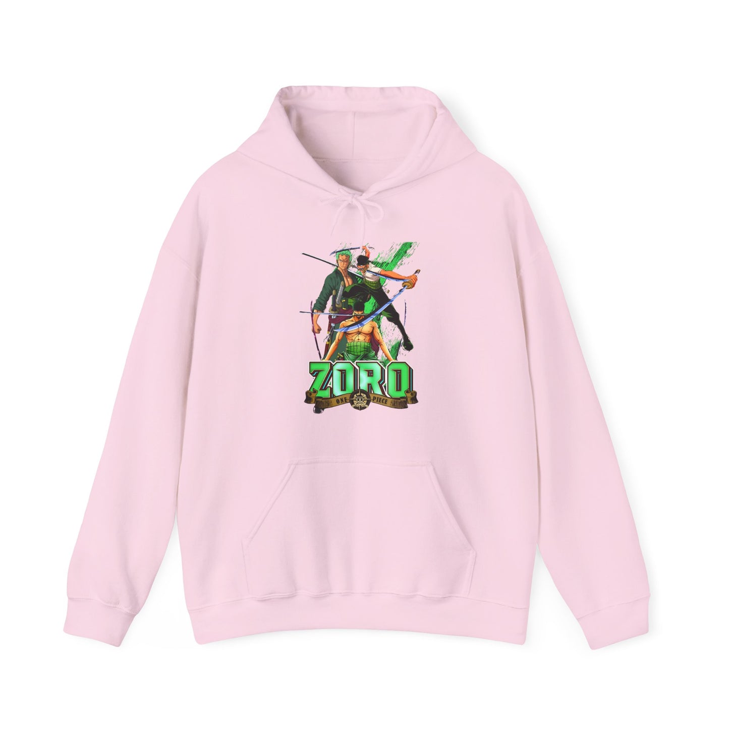 Roronoa Zoro Sword Hoodie – 100% Cotton One Piece Anime Hoodie for Zoro Fans