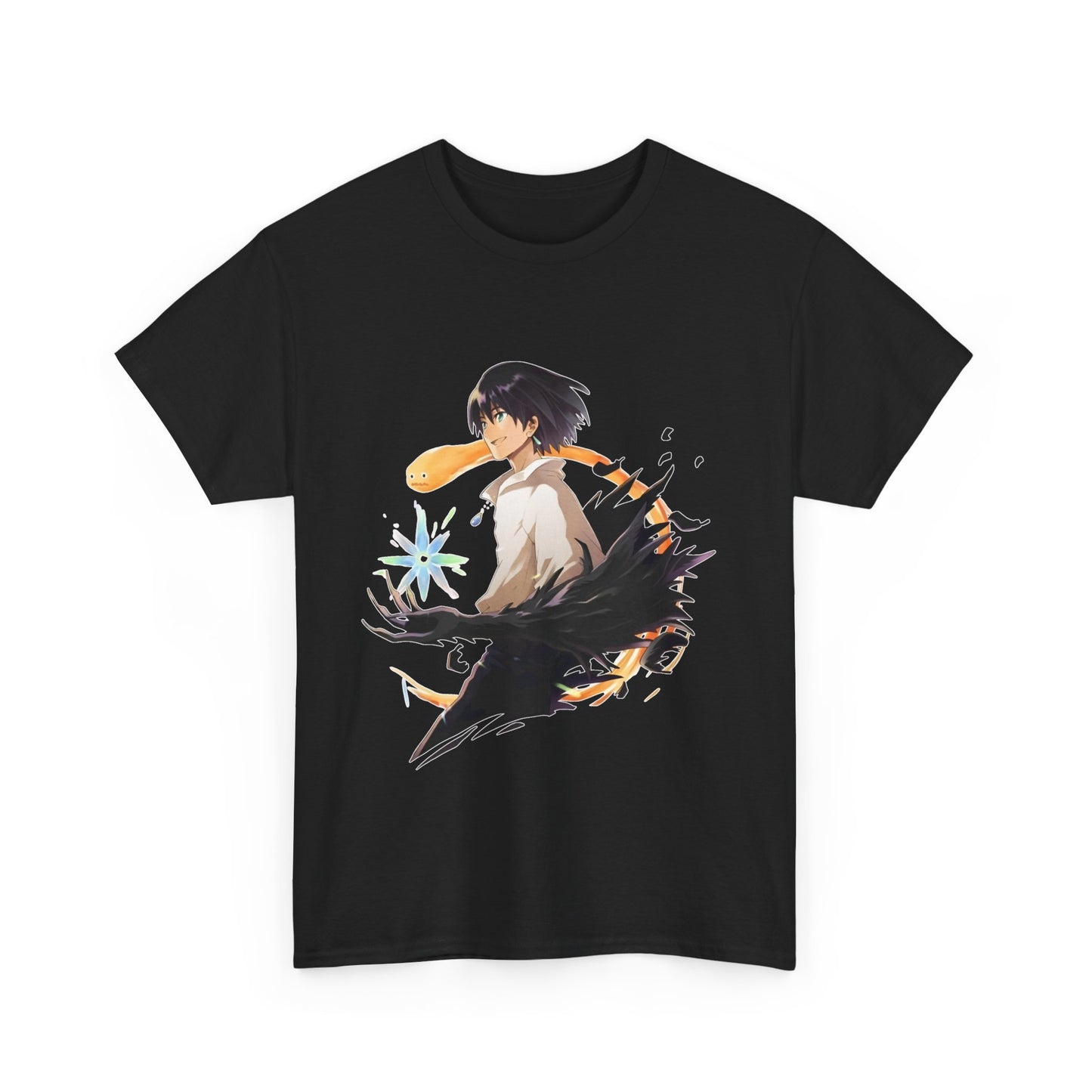 Howl & Calcifer Ghibli T-Shirt – 100% Cotton Anime Shirt Gift