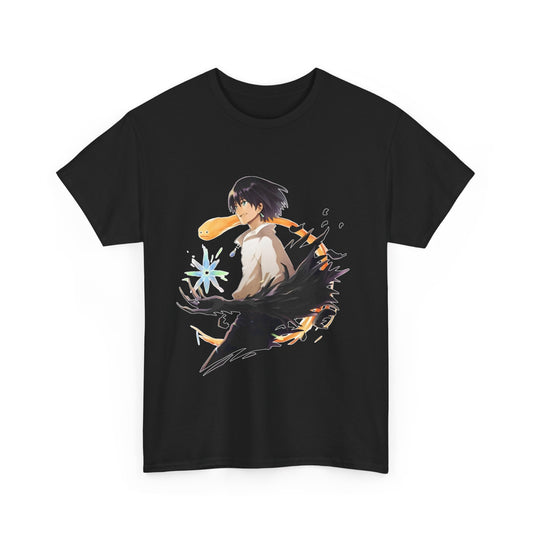 Howl & Calcifer Ghibli T-Shirt – 100% Cotton Anime Shirt Gift