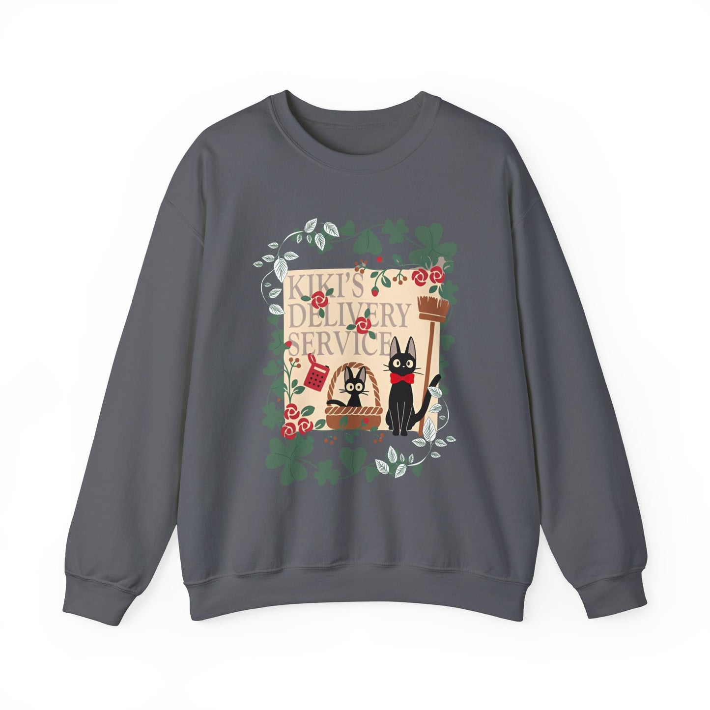 Kiki’s Delivery Service Sweatshirt – 100% Cotton Studio Ghibli Pullover for Anime Fans