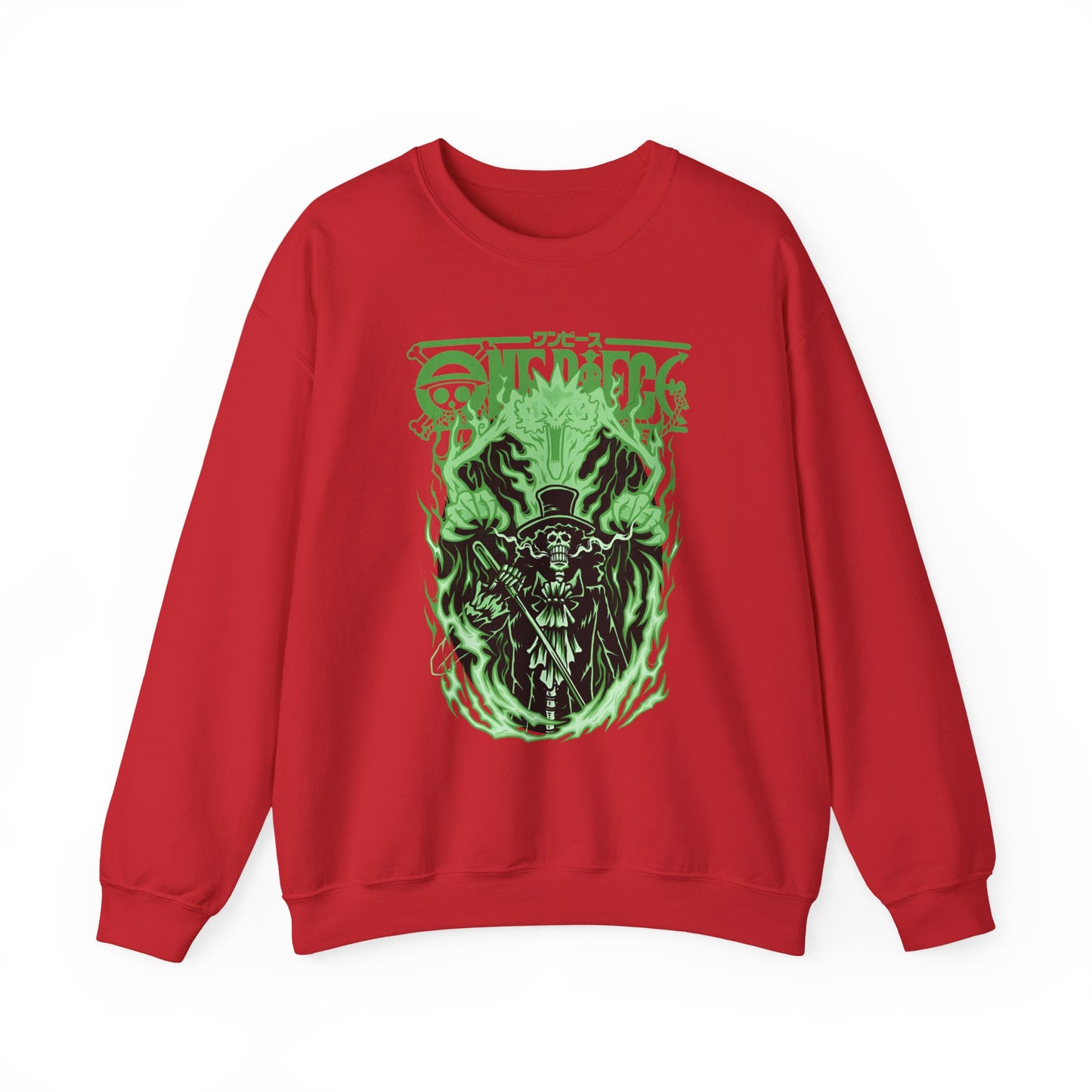 Brook One Piece Sweatshirt – 100% Cotton Anime Pullover for Soul King Fans