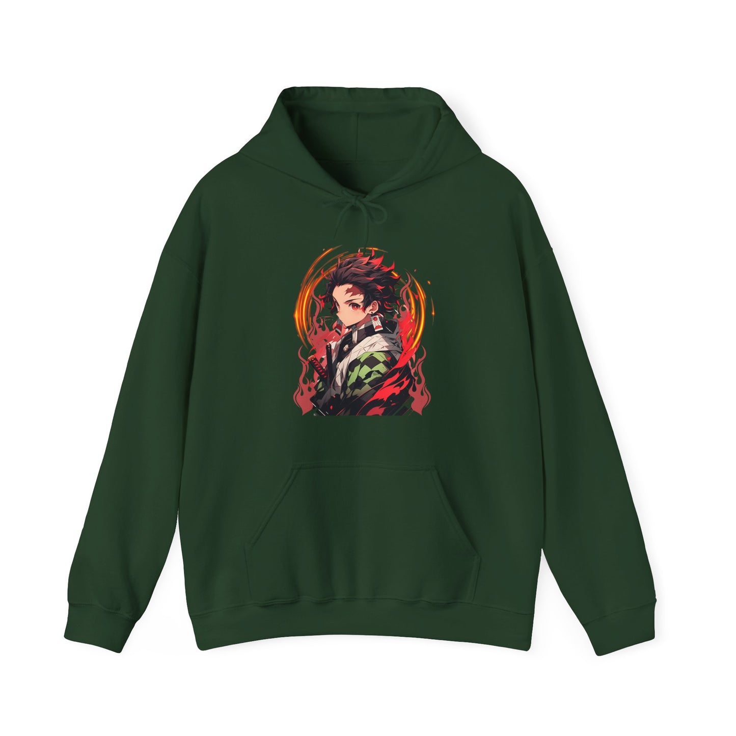 Tanjiro Kamado Demon Slayer Hoodie – 100% Cotton Anime Hoodie for Kimetsu no Yaiba Fans