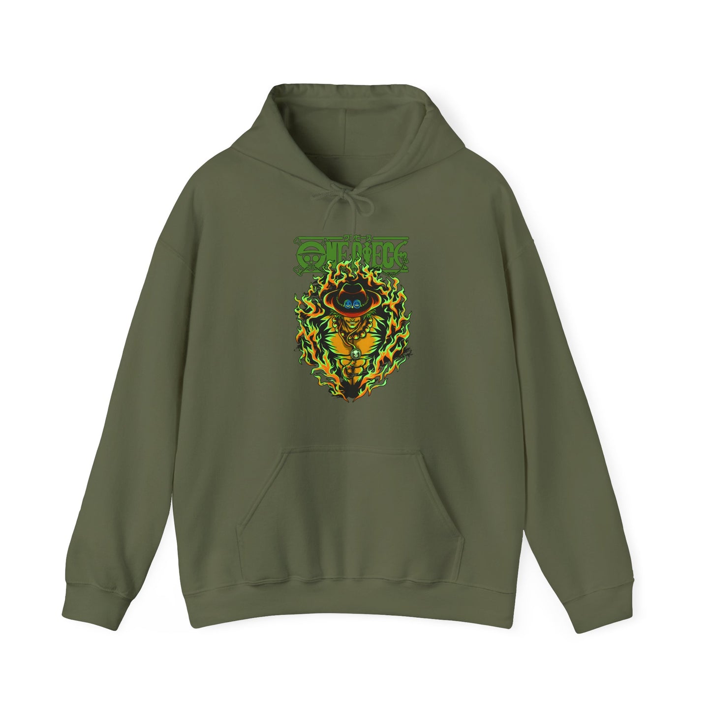 Portgas D. Ace One Piece Hoodie – 100% Cotton Anime Hoodie for Fire Fist Fans