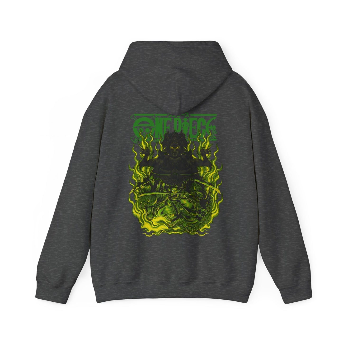 Roronoa Zoro One Piece Back Print Hoodie – 100% Cotton Anime Hoodie for Swordsman Fans