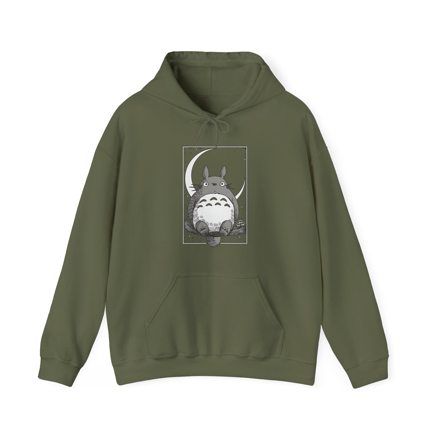 Totoro Night Dreams Hoodie – 100% Cotton Studio Ghibli Sweatshirt for Anime Fans