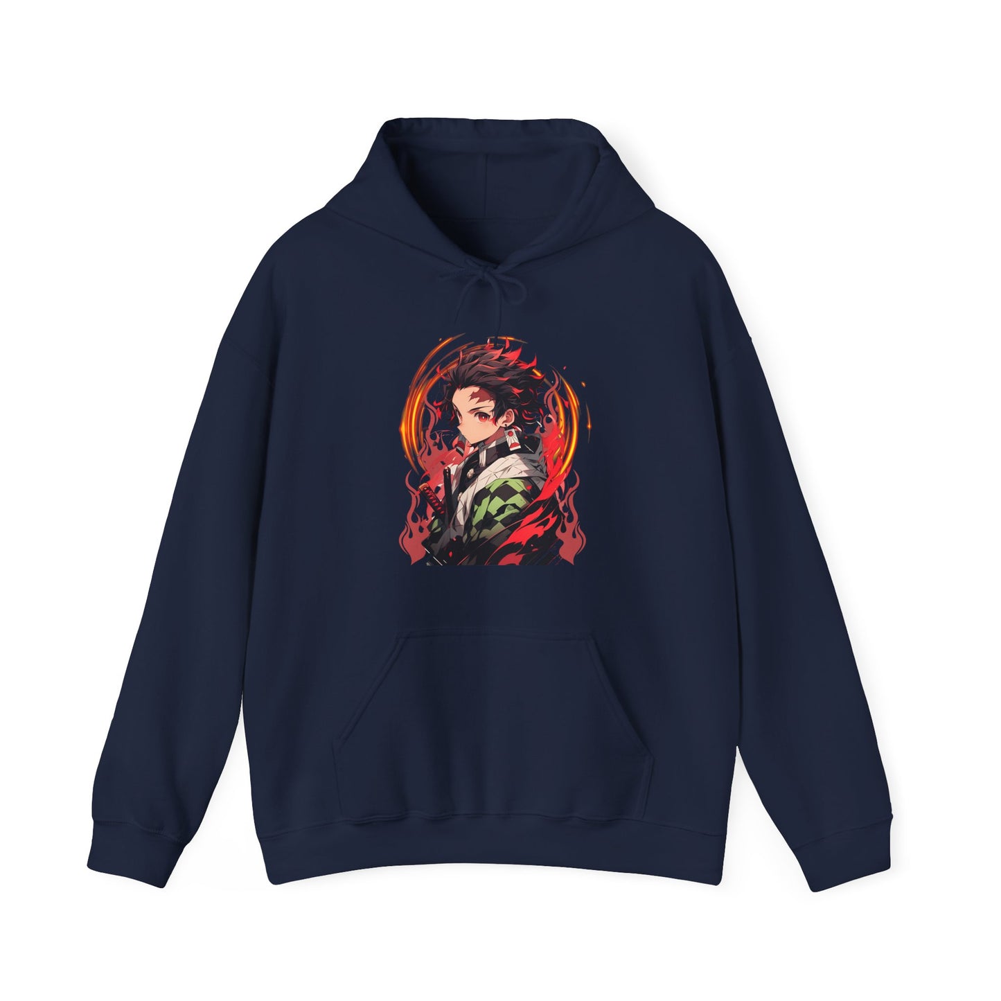 Tanjiro Kamado Demon Slayer Hoodie – 100% Cotton Anime Hoodie for Kimetsu no Yaiba Fans