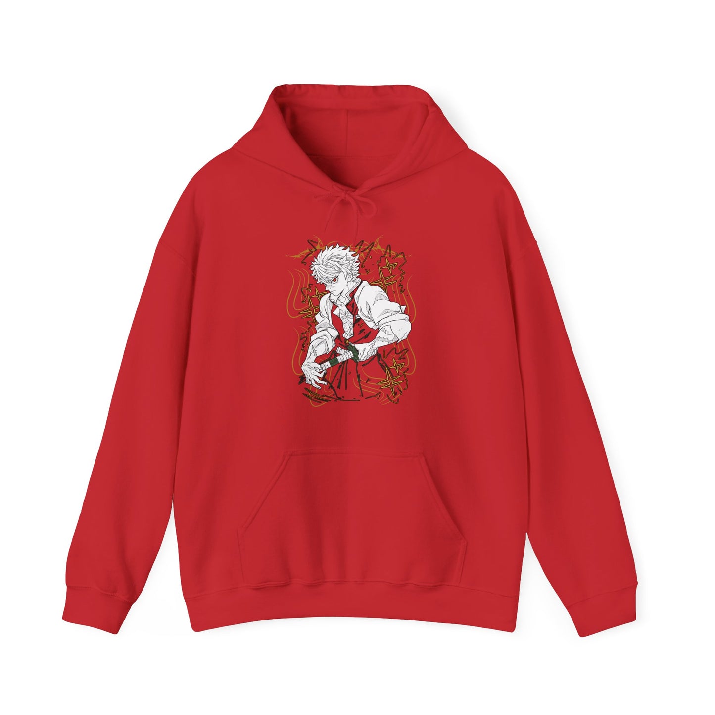 Sanemi Shinazugawa Demon Slayer Hoodie – 100% Cotton Anime Streetwear for Kimetsu no Yaiba Fans