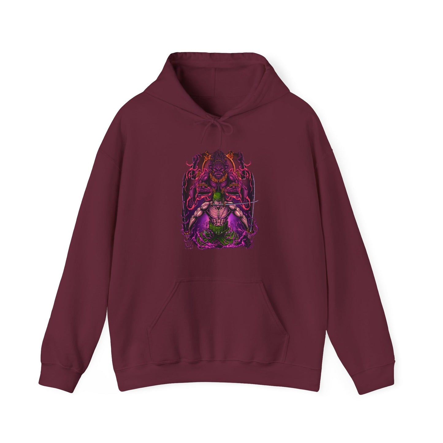 Roronoa Zoro Hoodie – 100% Cotton One Piece Anime Pullover for Fans