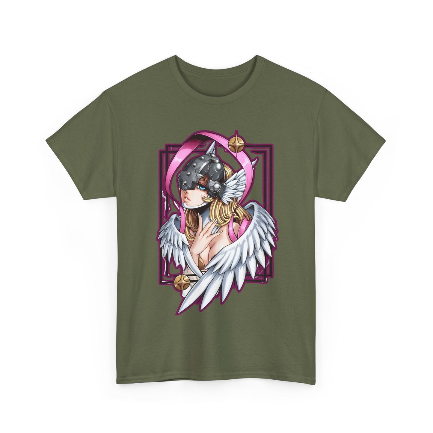 Angewomon T-Shirt – 100% Cotton Digimon Anime Shirt for Fans