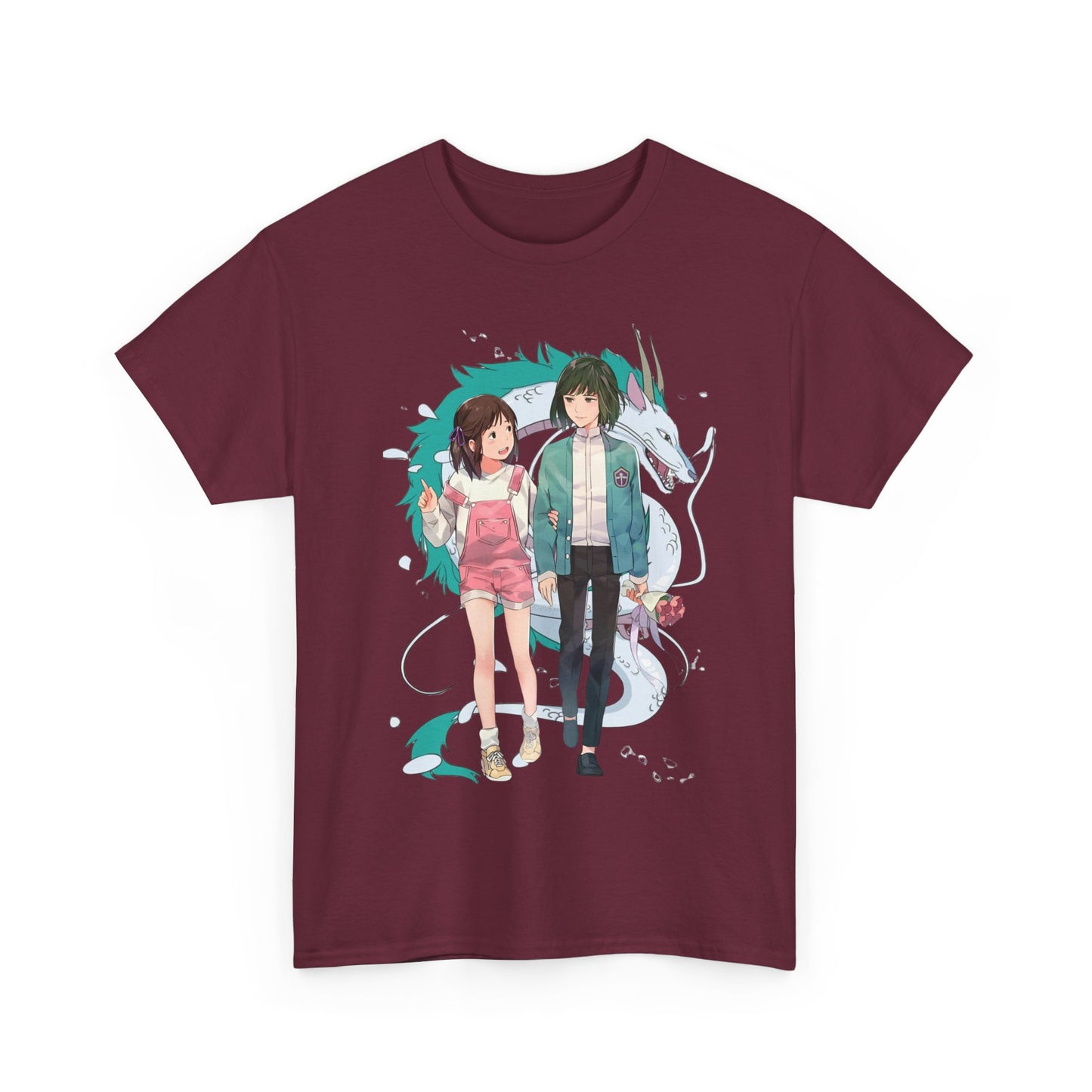 Spirited Away T-Shirt 100% Cotton Studio Ghibli Anime Graphic Tee