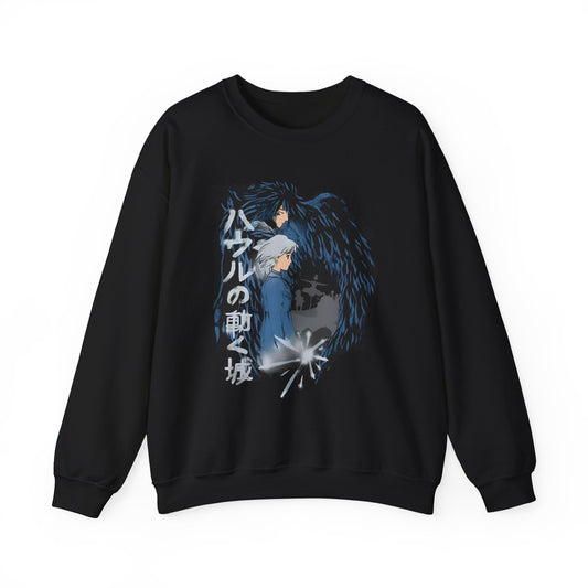 Howl & Sophie Sweatshirt – 100% Cotton Studio Ghibli Pullover Inspired by Howl’s Moving Castle