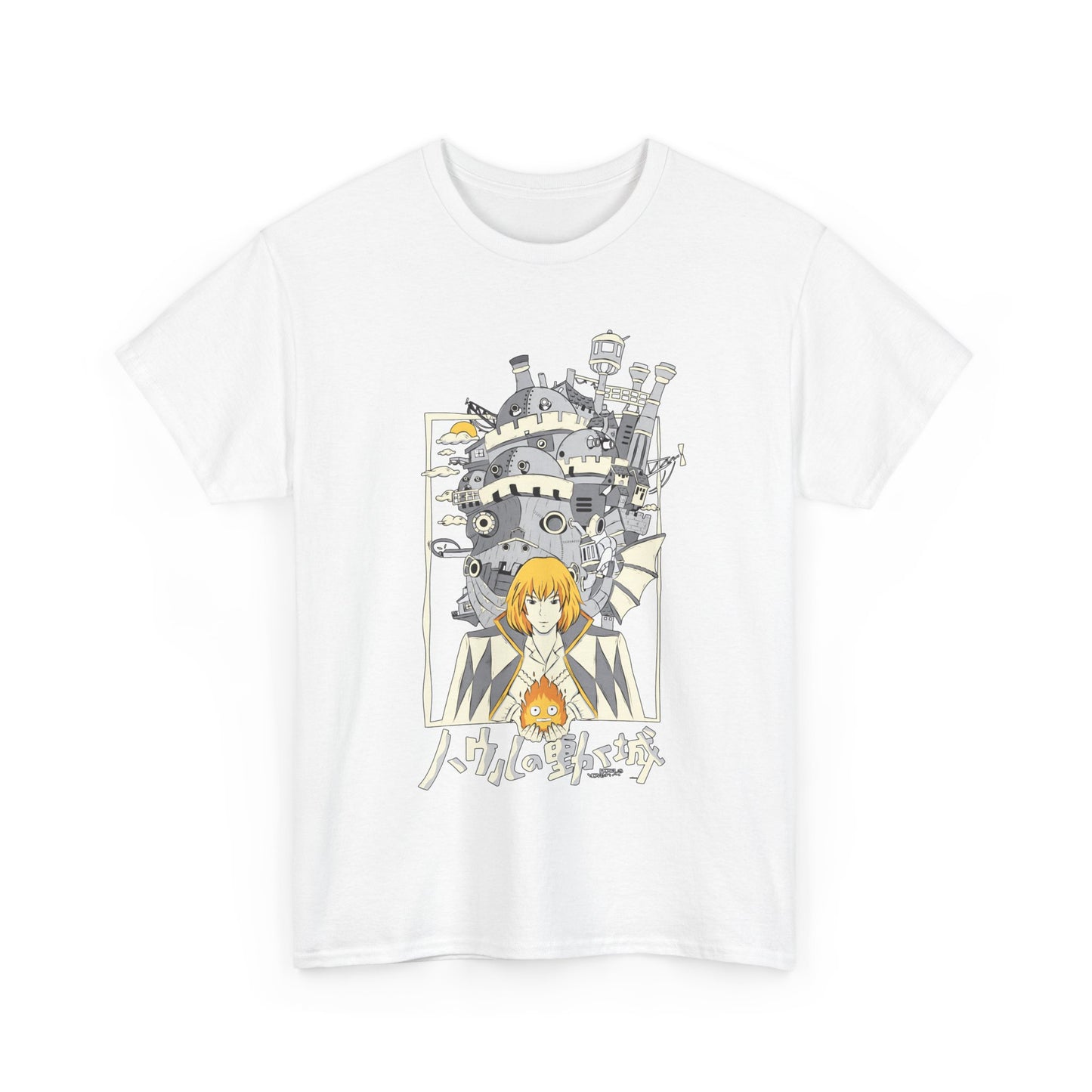 Howl’s Moving Castle Portrait T-Shirt | Studio Ghibli Anime Cotton Tee