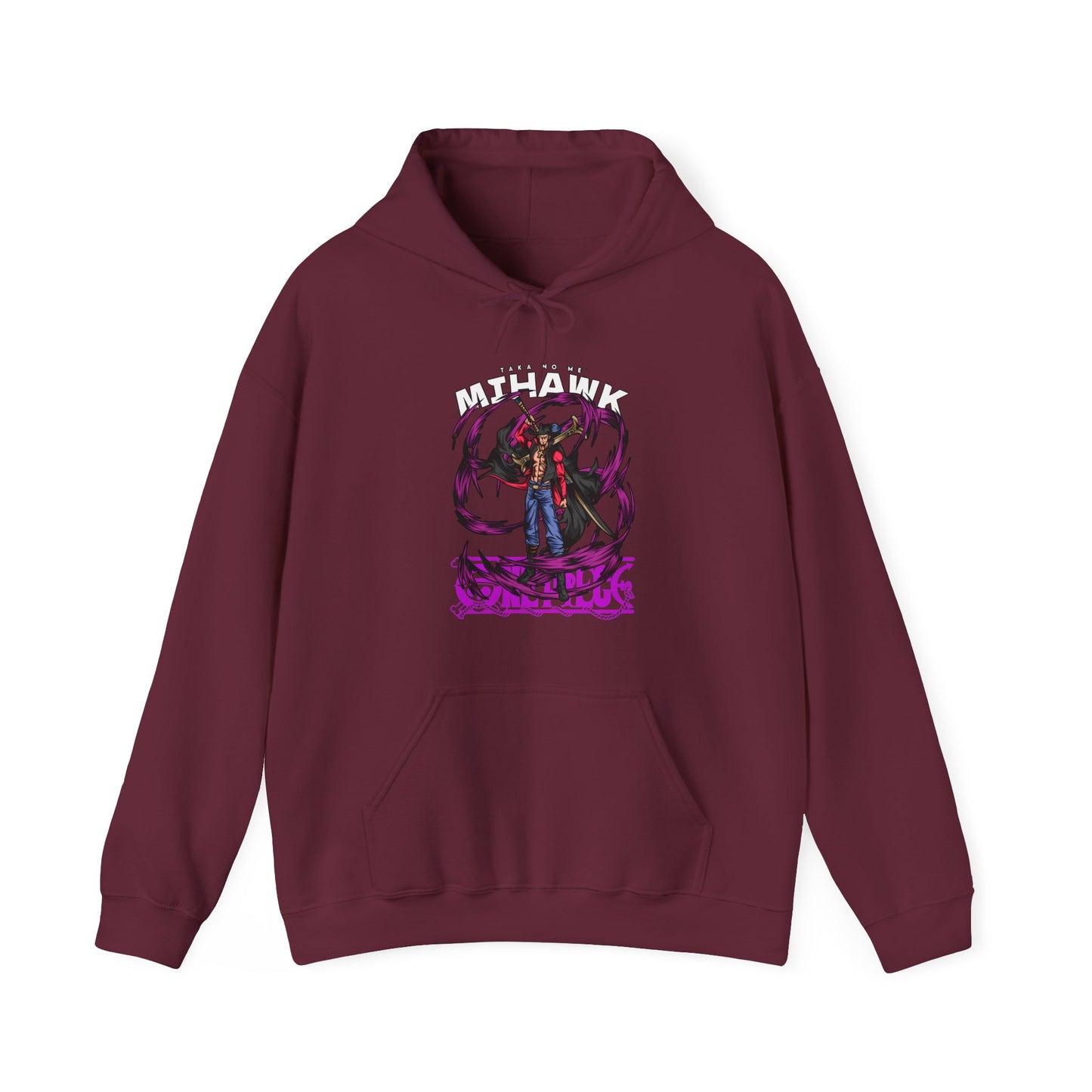 Dracule Mihawk One Piece Hoodie – 100% Cotton Anime Hoodie for Hawkeye Fans