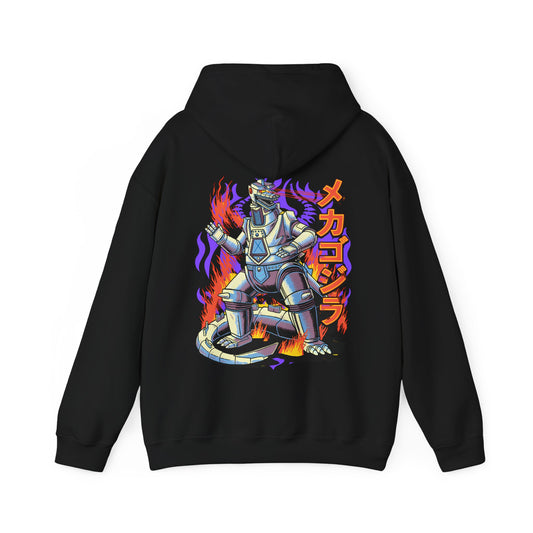 Mechagodzilla Kaiju Hoodie – 100% Cotton with Epic Back Print | Monsterverse Anime Streetwear