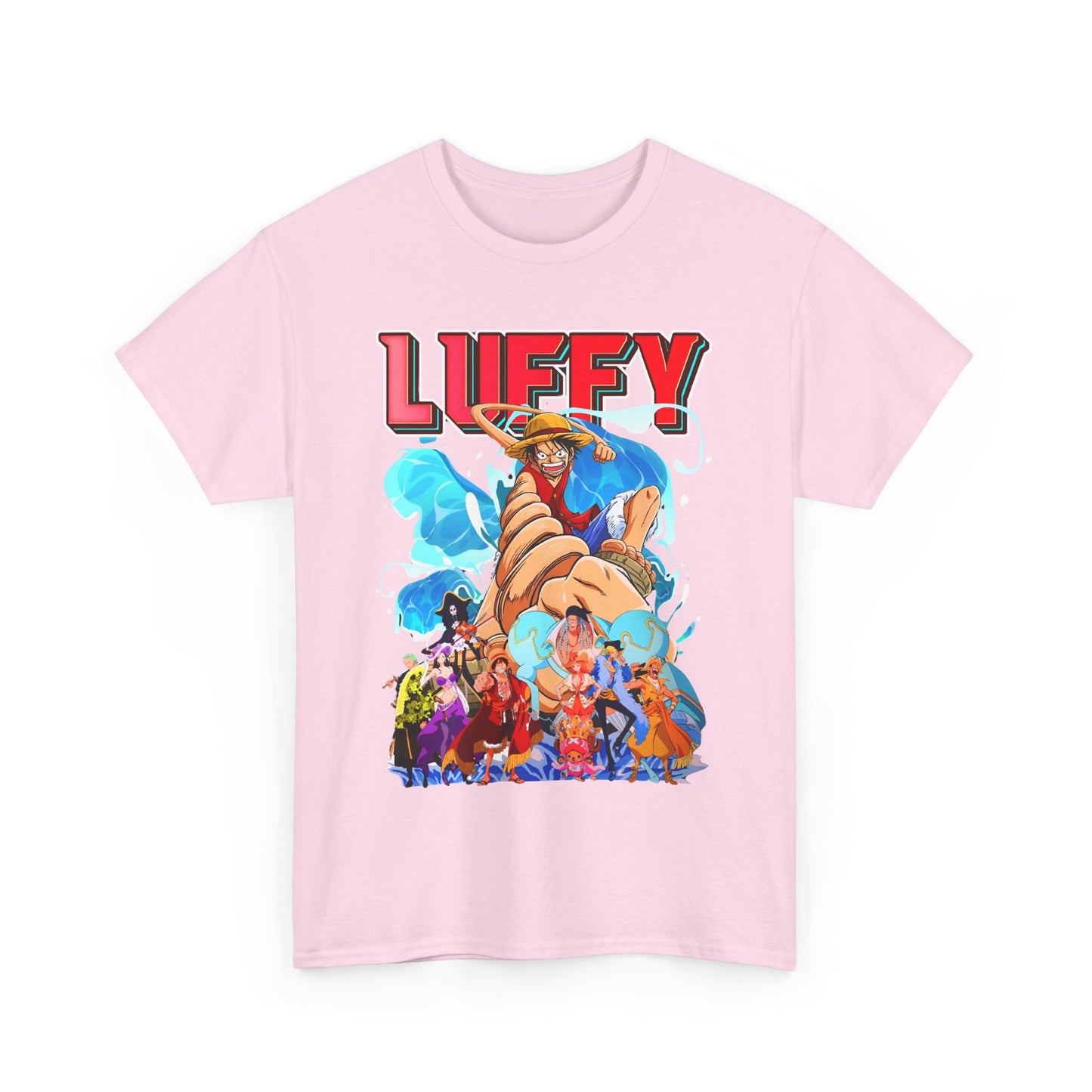 Luffy and Friends One Piece T-Shirt – 100% Cotton Anime Crew Tee
