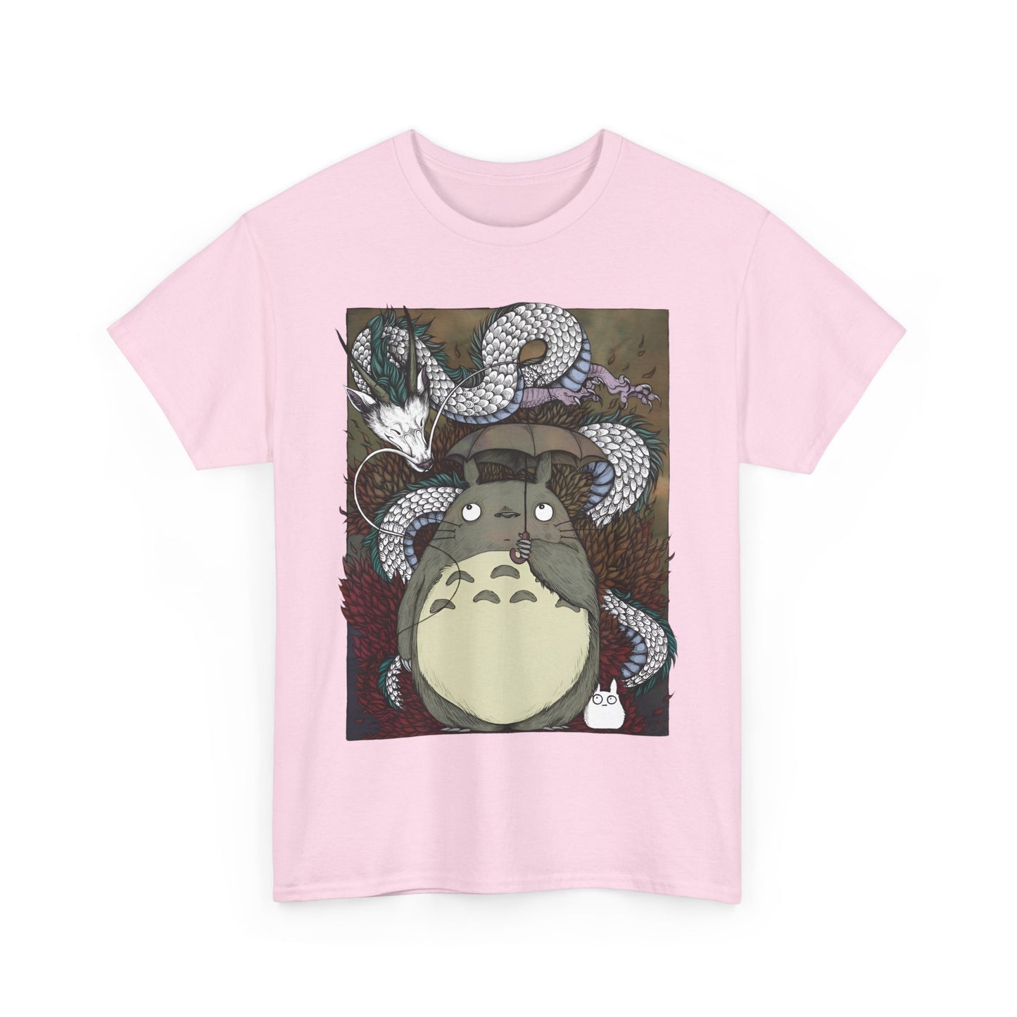Totoro Haku Dragon T-Shirt | 100% Cotton Studio Ghibli Anime Tee
