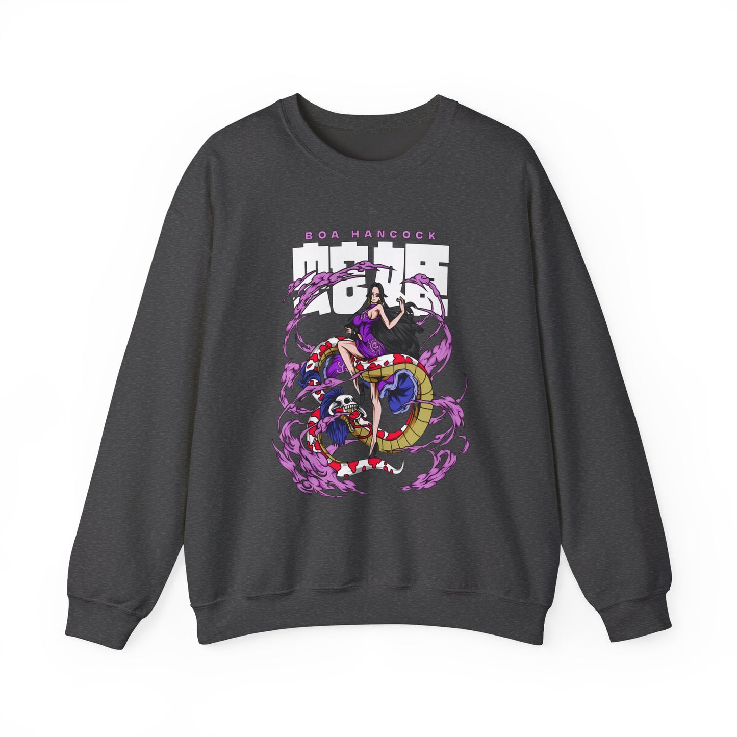 Boa Hancock Sweatshirt – 100% Cotton One Piece Anime Pullover for Fans