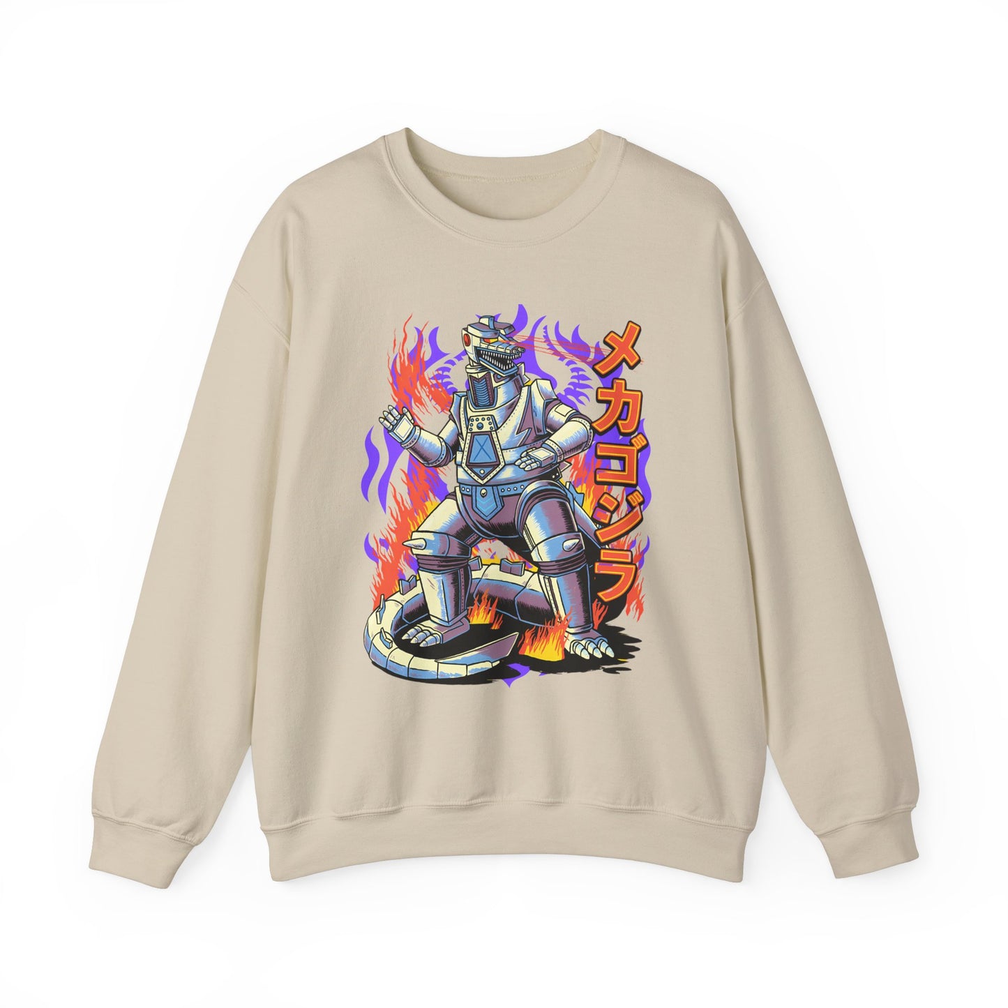 Mechagodzilla Kaiju Sweatshirt – 100% Cotton | Classic Monster Anime Apparel for Kaiju Fans