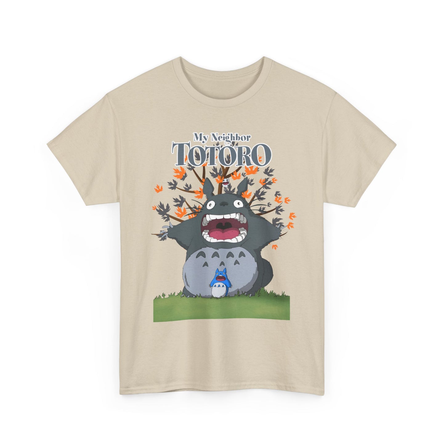 My Neighbor Totoro Scream T-Shirt 100% Cotton Studio Ghibli Tee