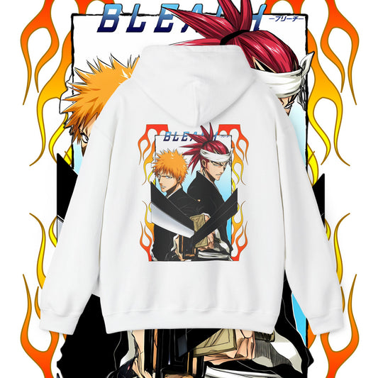 Bleach Ichigo Kurosaki Back Print Cotton Hoodie